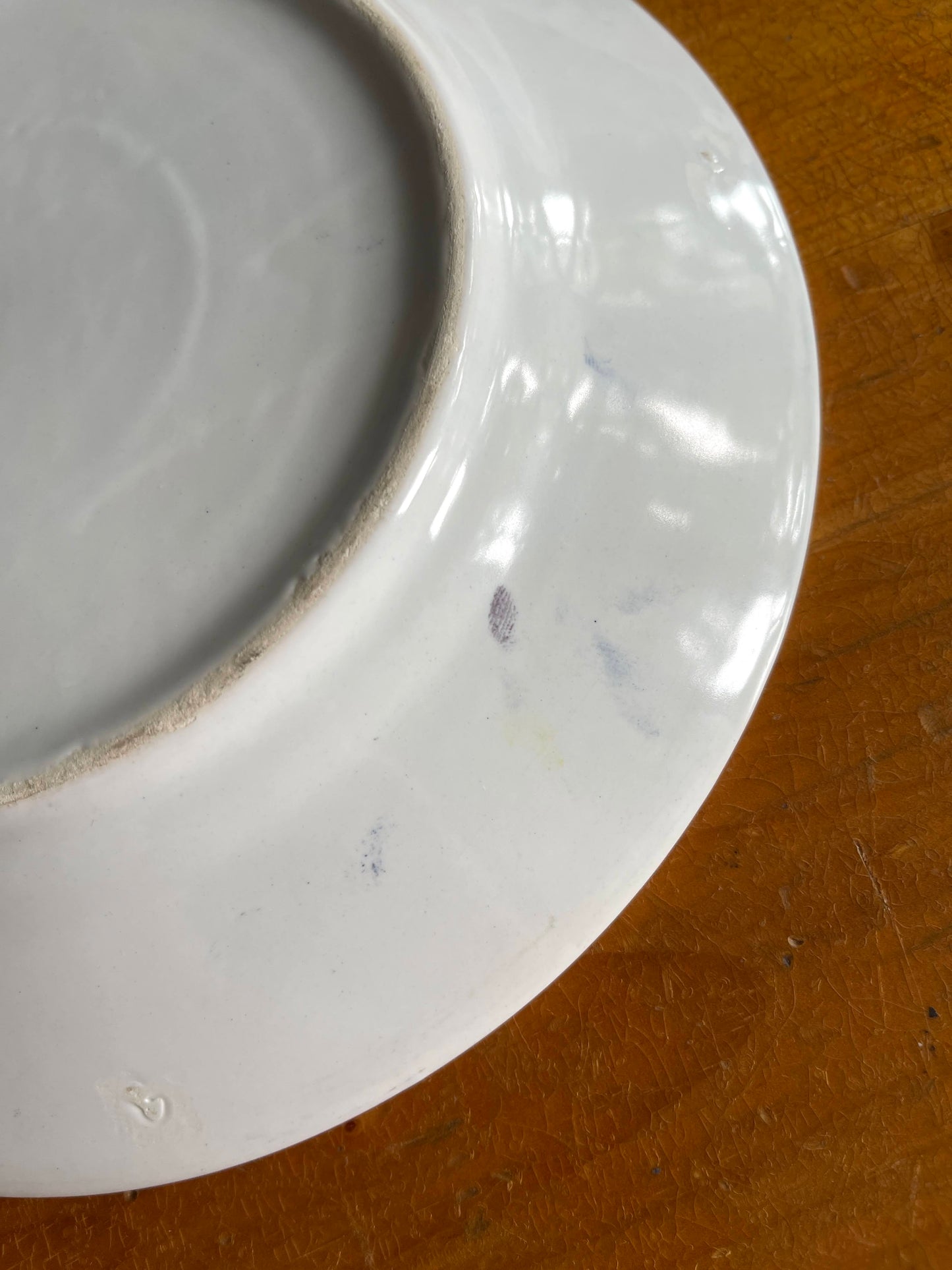 Vintage French HB Quimper Folk Art Plates