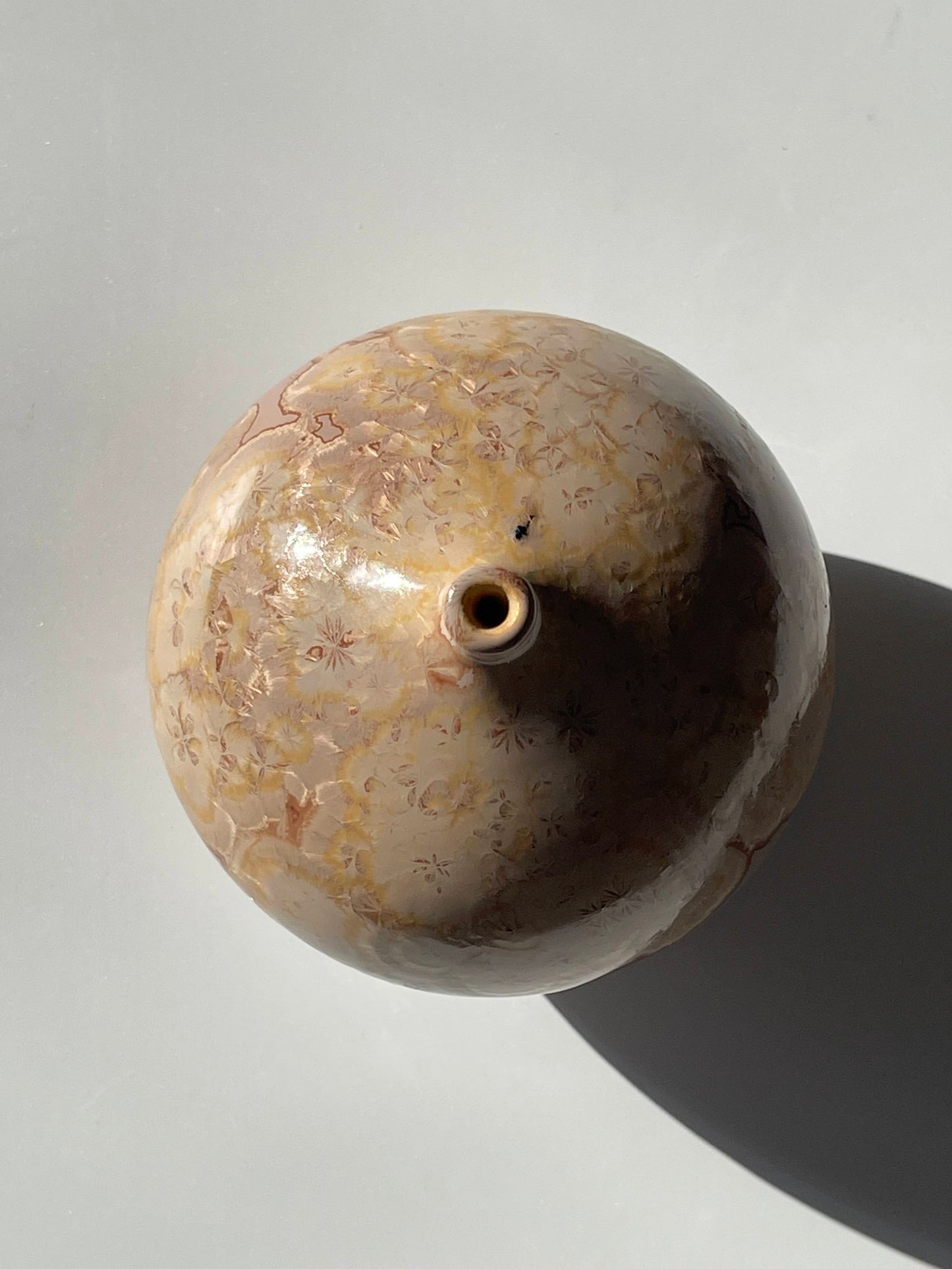 Rosslyn Reed Studio Pottery Crystalline Vase