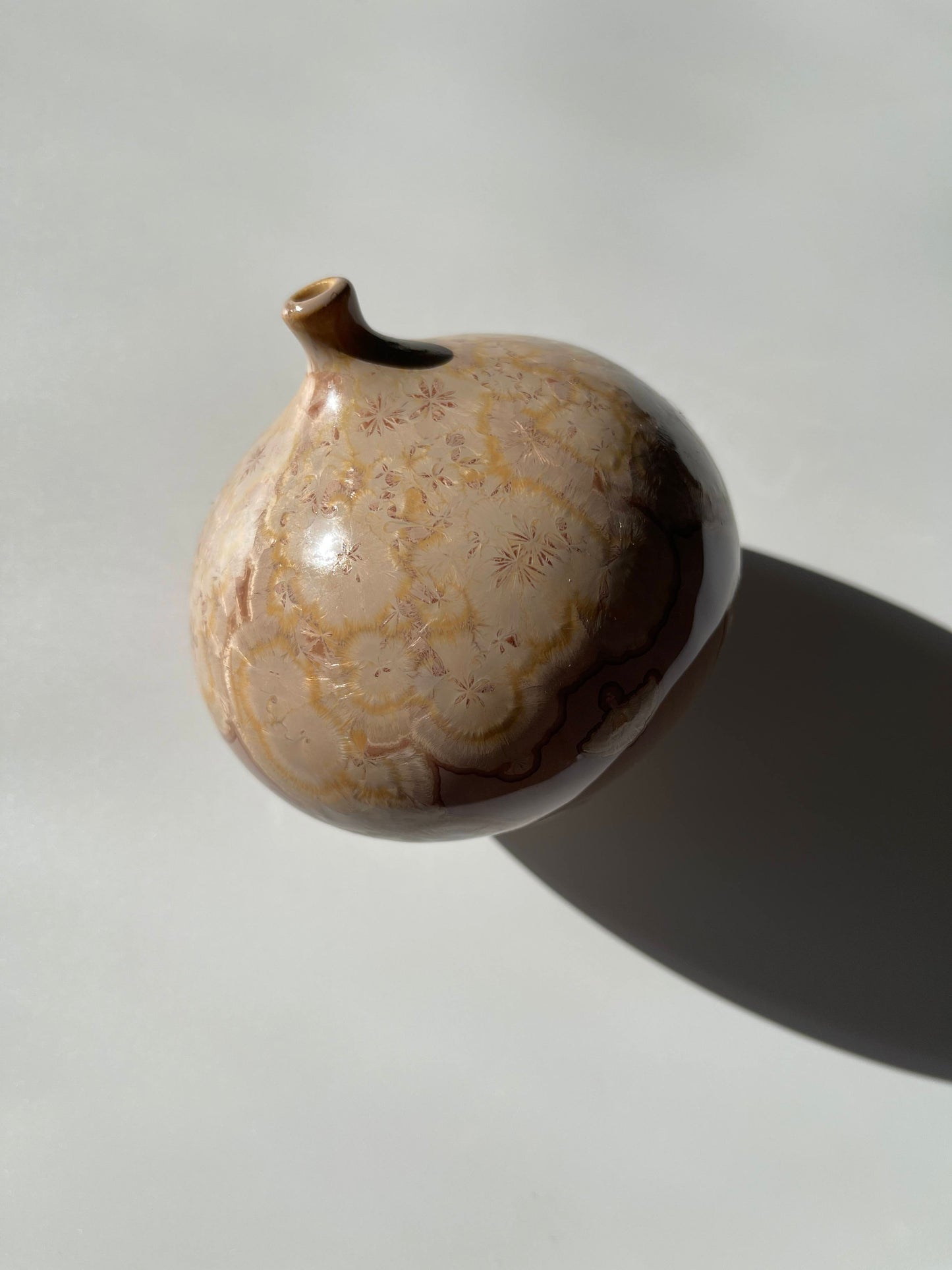 Rosslyn Reed Studio Pottery Crystalline Vase