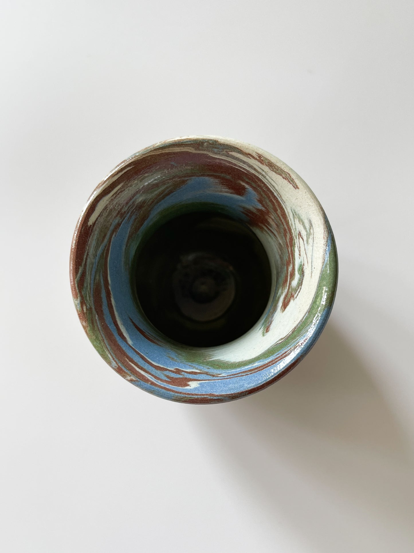 Desert Sands 'Mission Swirl' Small Pottery Vase