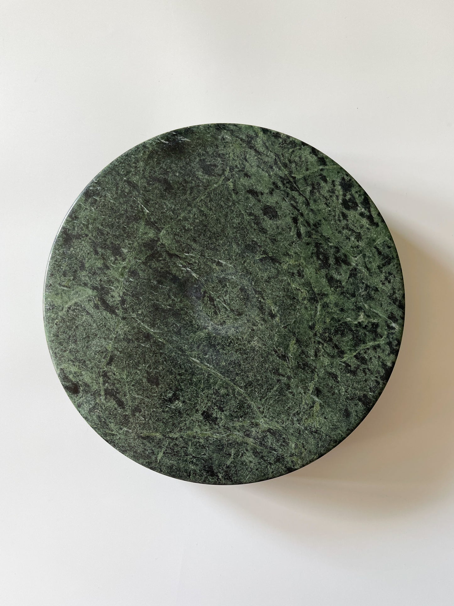 Vintage Oversized Green Marble Ashtray