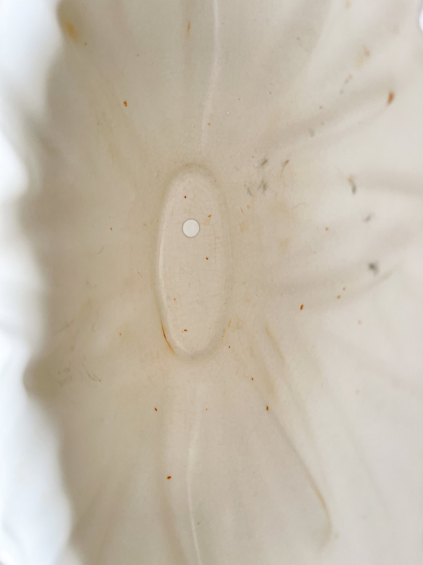 Vintage Sylvac Pottery White Hyacinth Mantle Vase