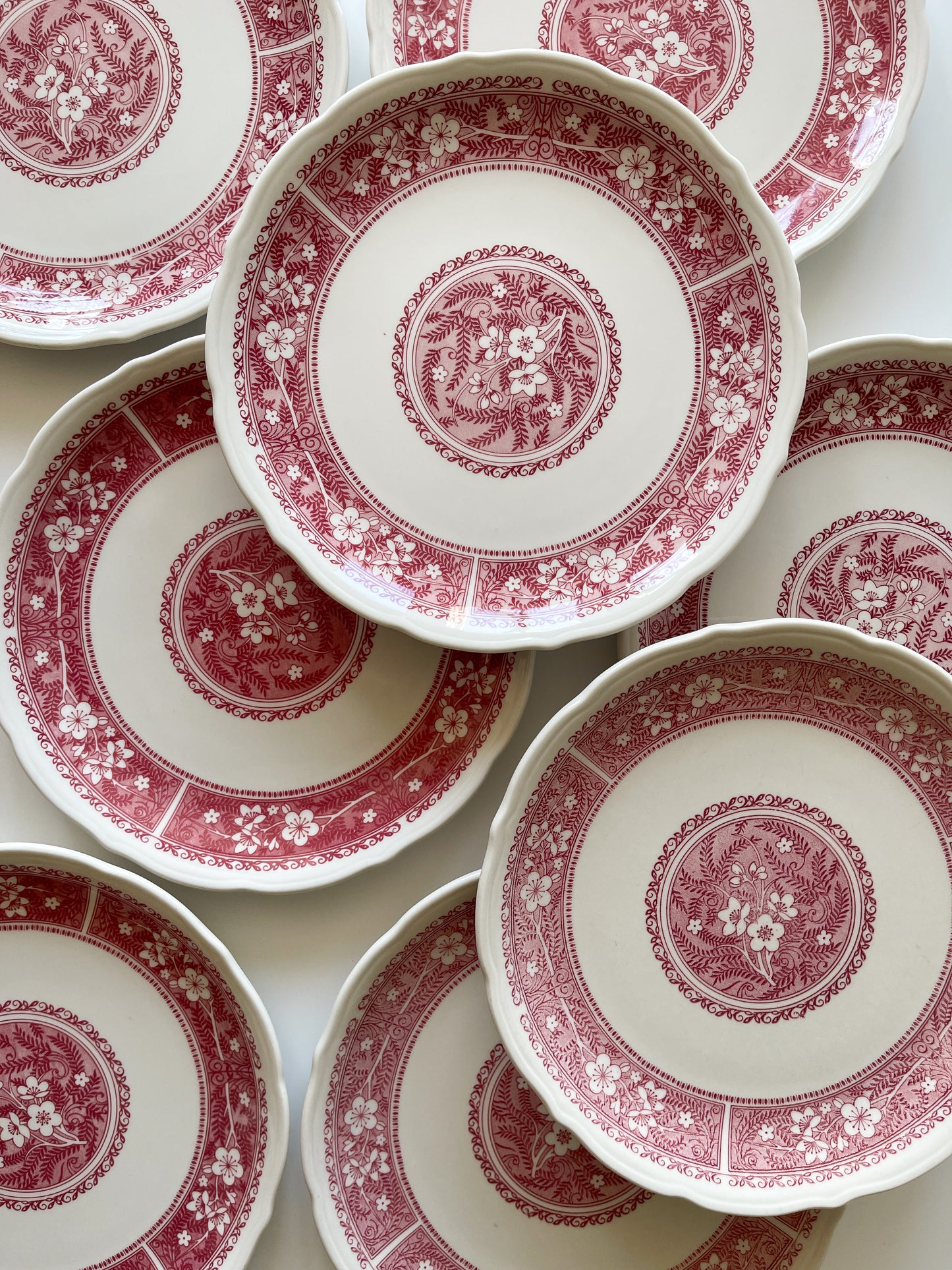 Vintage Syracuse China Strawberry Hill Restaurantware Dinner Plates