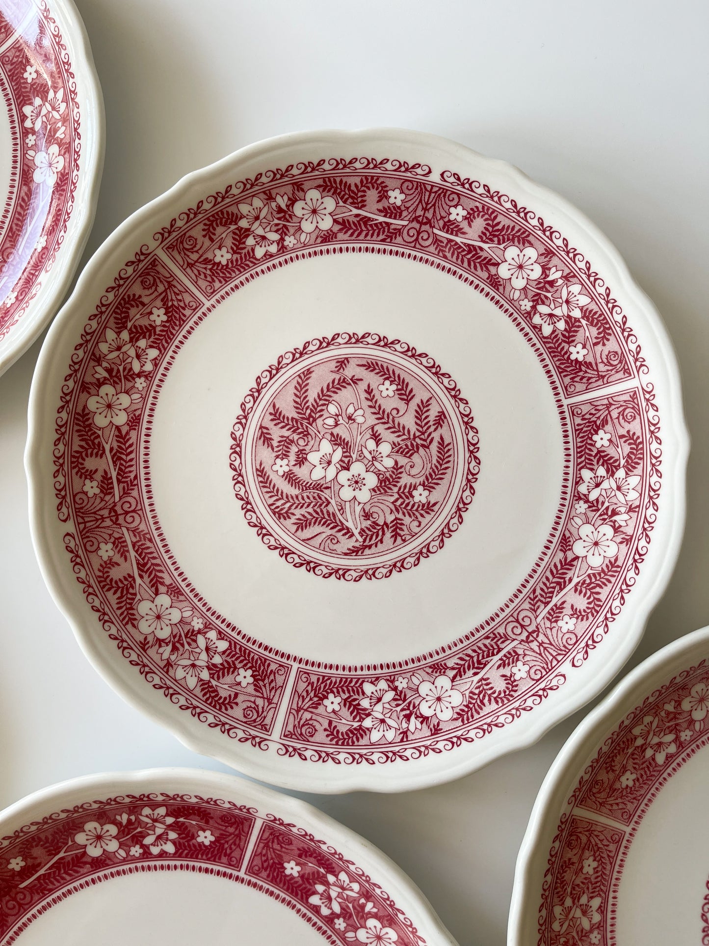 Vintage Syracuse China Strawberry Hill Restaurantware Dinner Plates