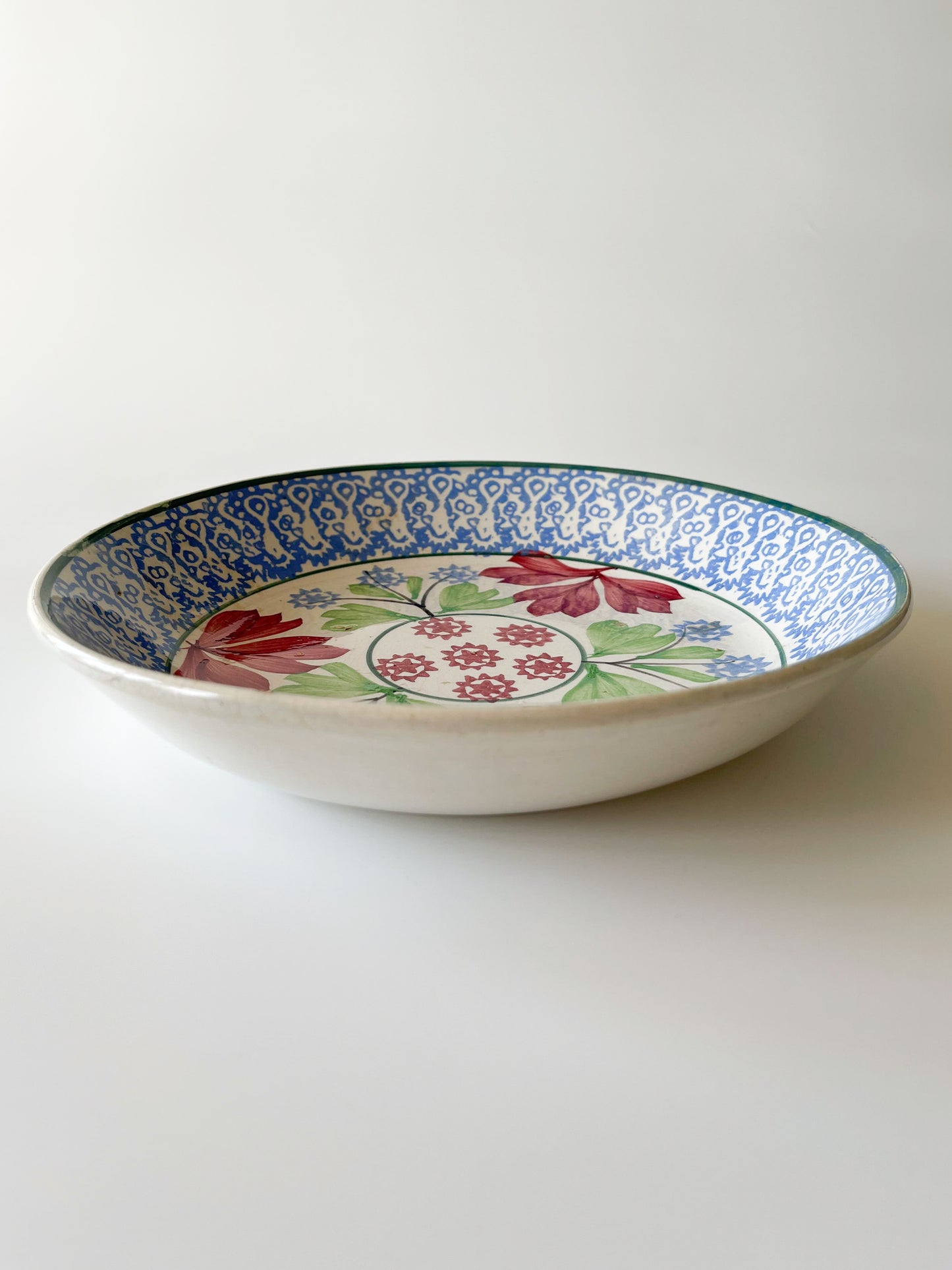 Antique English Spongeware Bowl