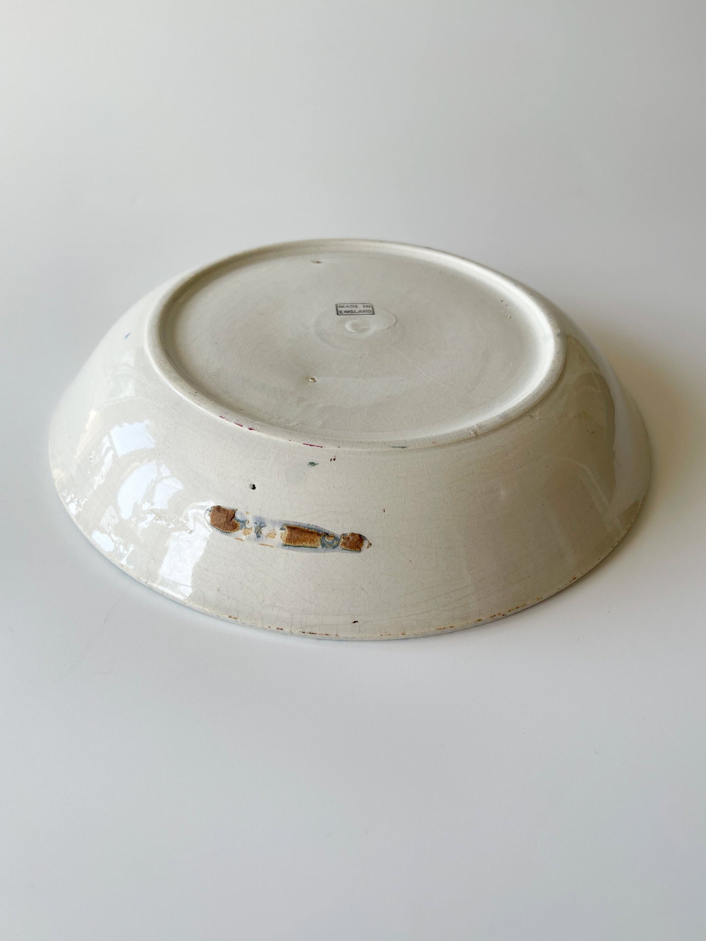 Antique English Spongeware Bowl