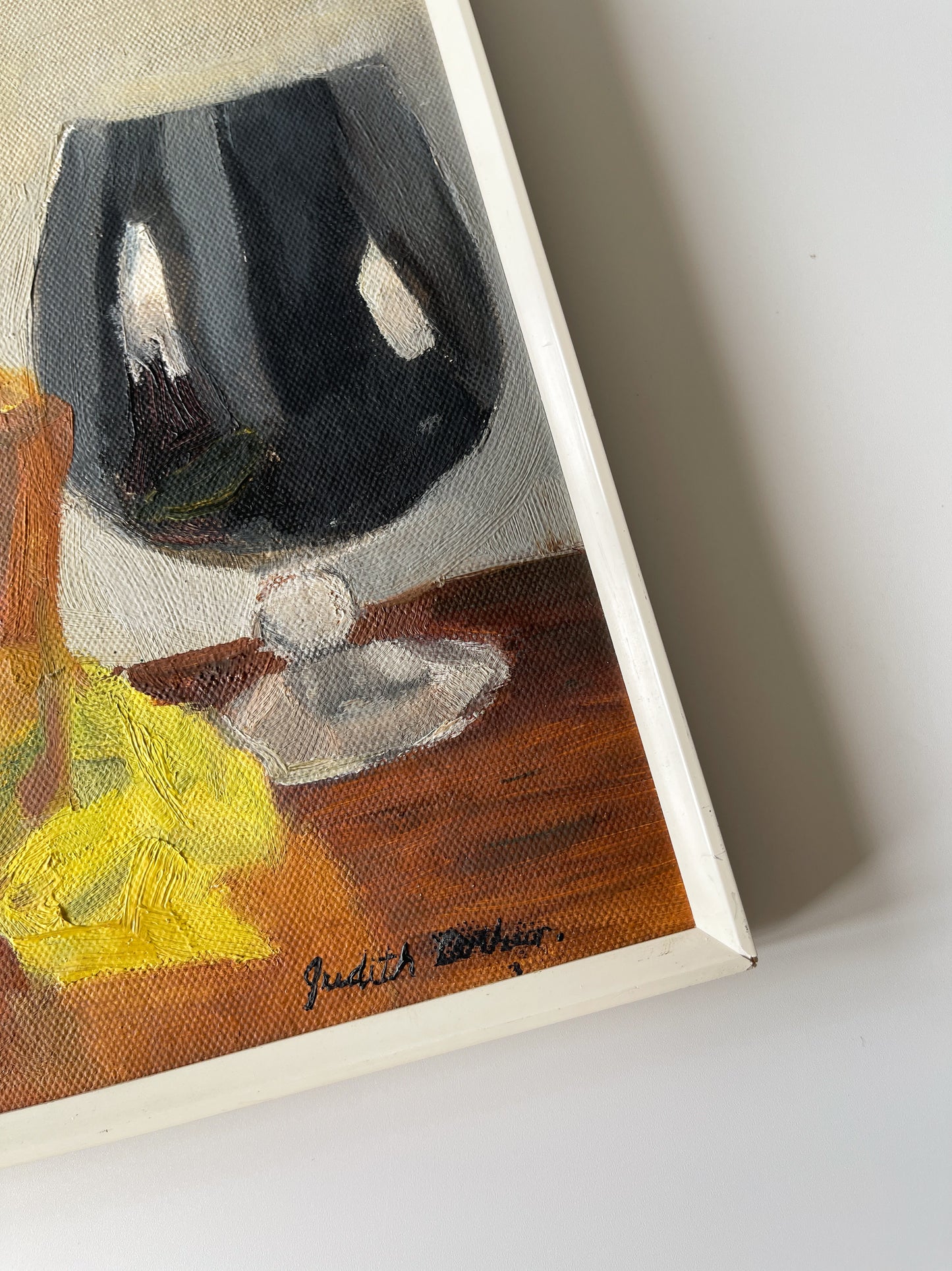 Vintage British Mid-Century Still Life Oil Painting