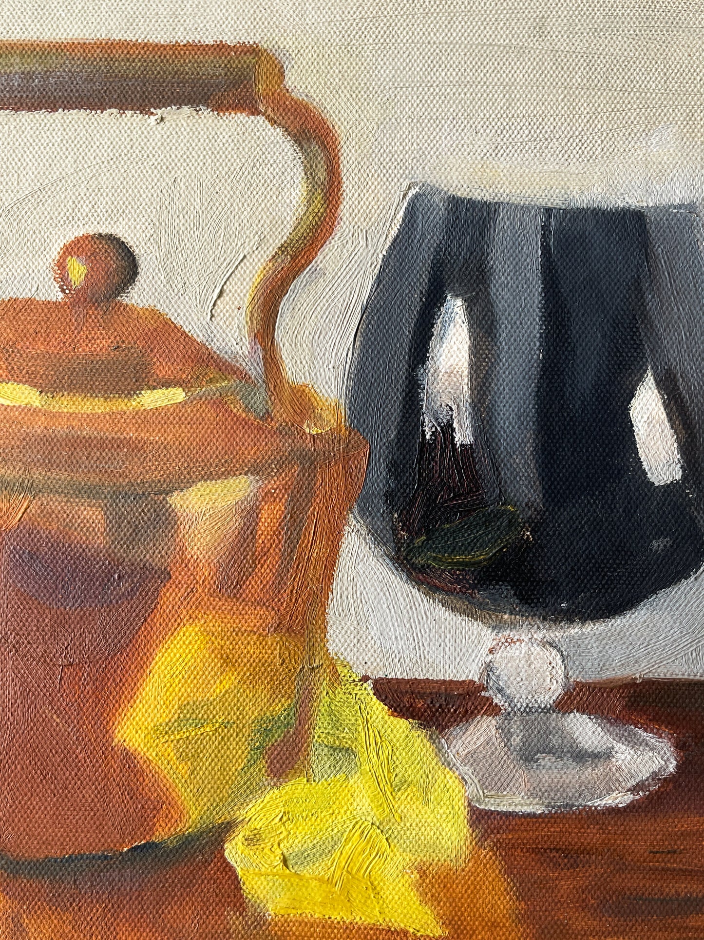 Vintage British Mid-Century Still Life Oil Painting