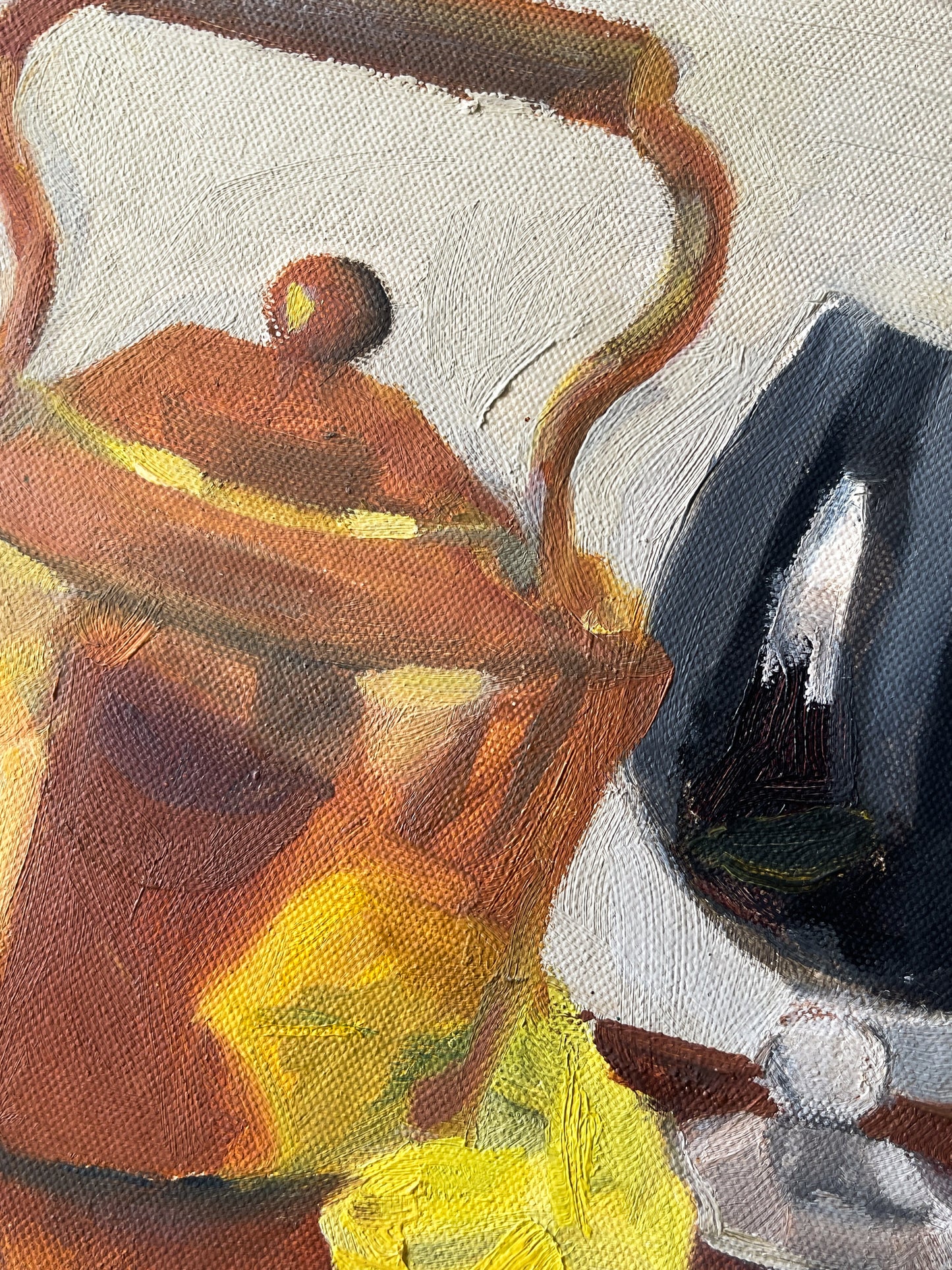 Vintage British Mid-Century Still Life Oil Painting