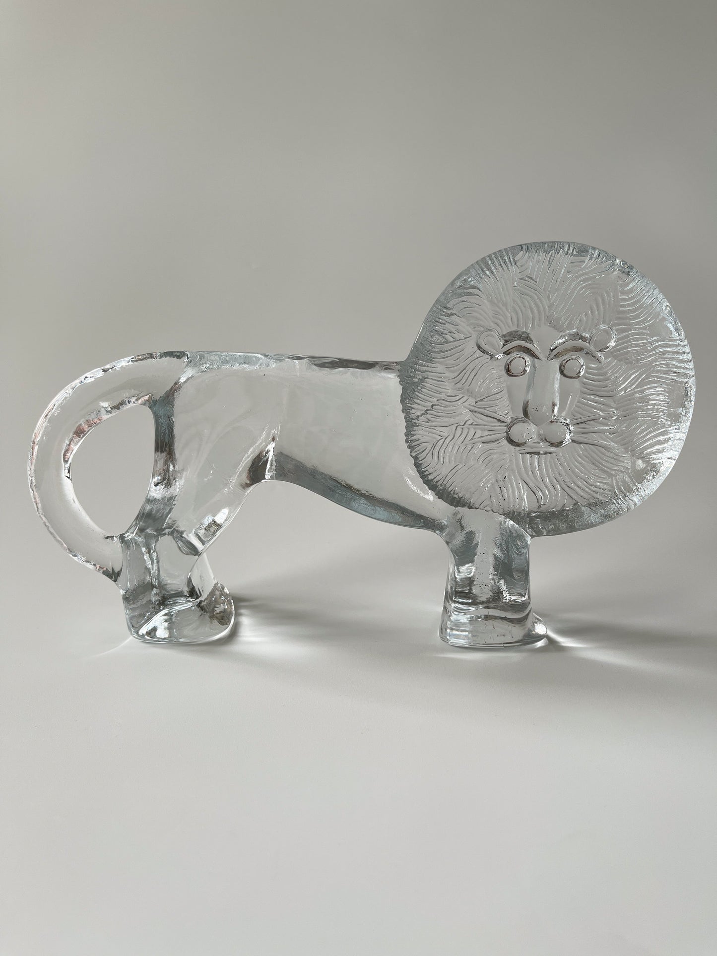 Vintage Kosta Boda Zoo Series Large Lion