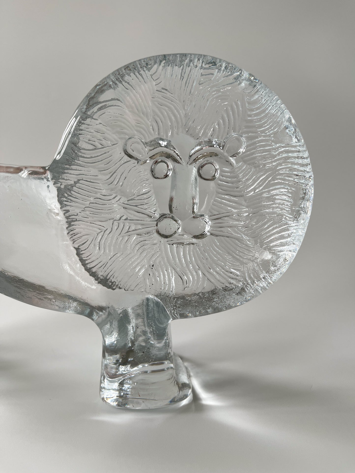 Vintage Kosta Boda Zoo Series Large Lion