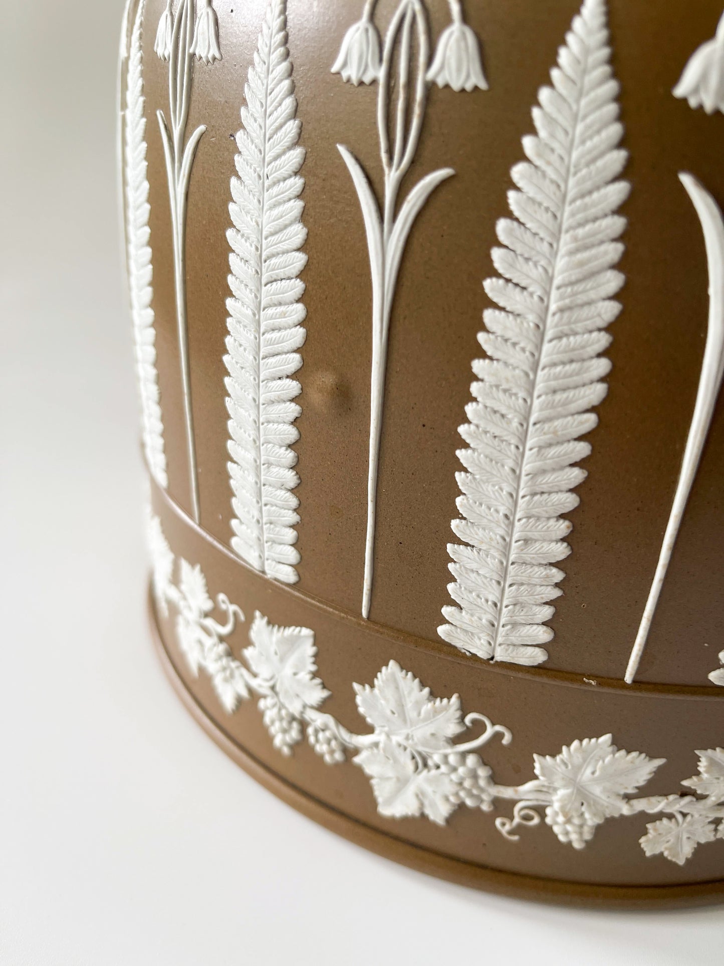 Antique 19th Century James Dudson Jasperware Cheese Dome