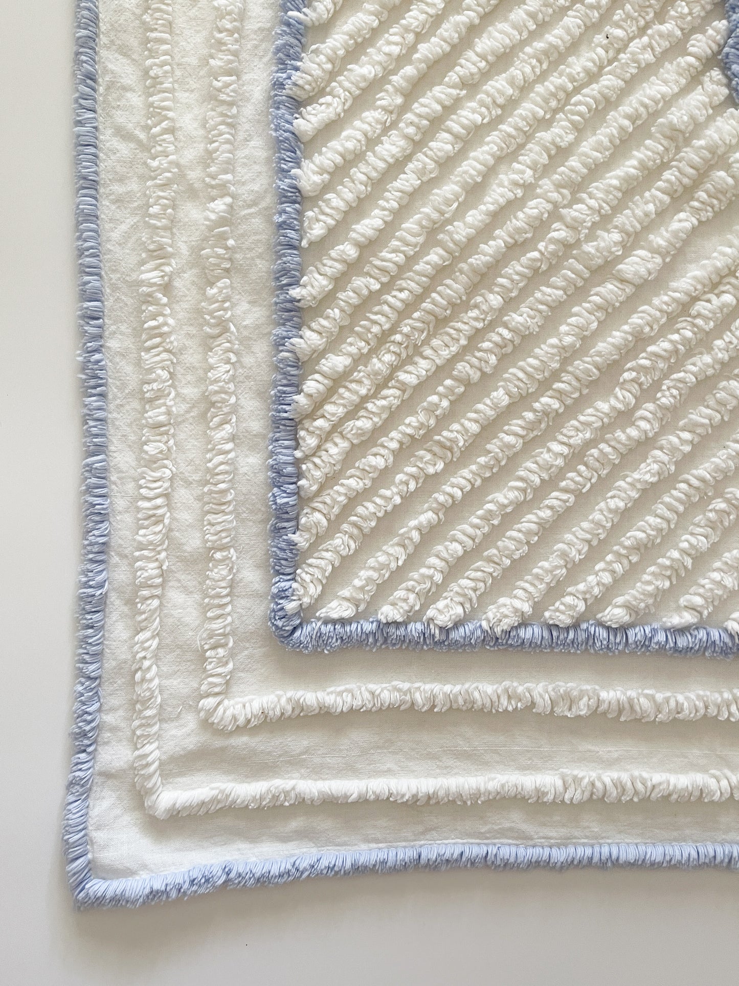 Vintage Scottie Dog Chenille Baby Blanket Bedspread