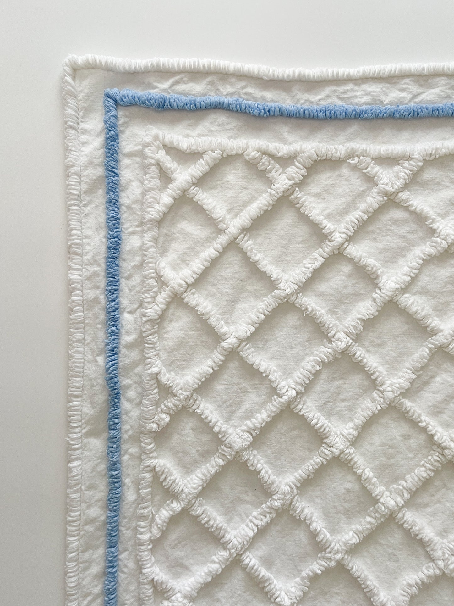 Vintage Chenille Bear Baby Blanket Bedspread