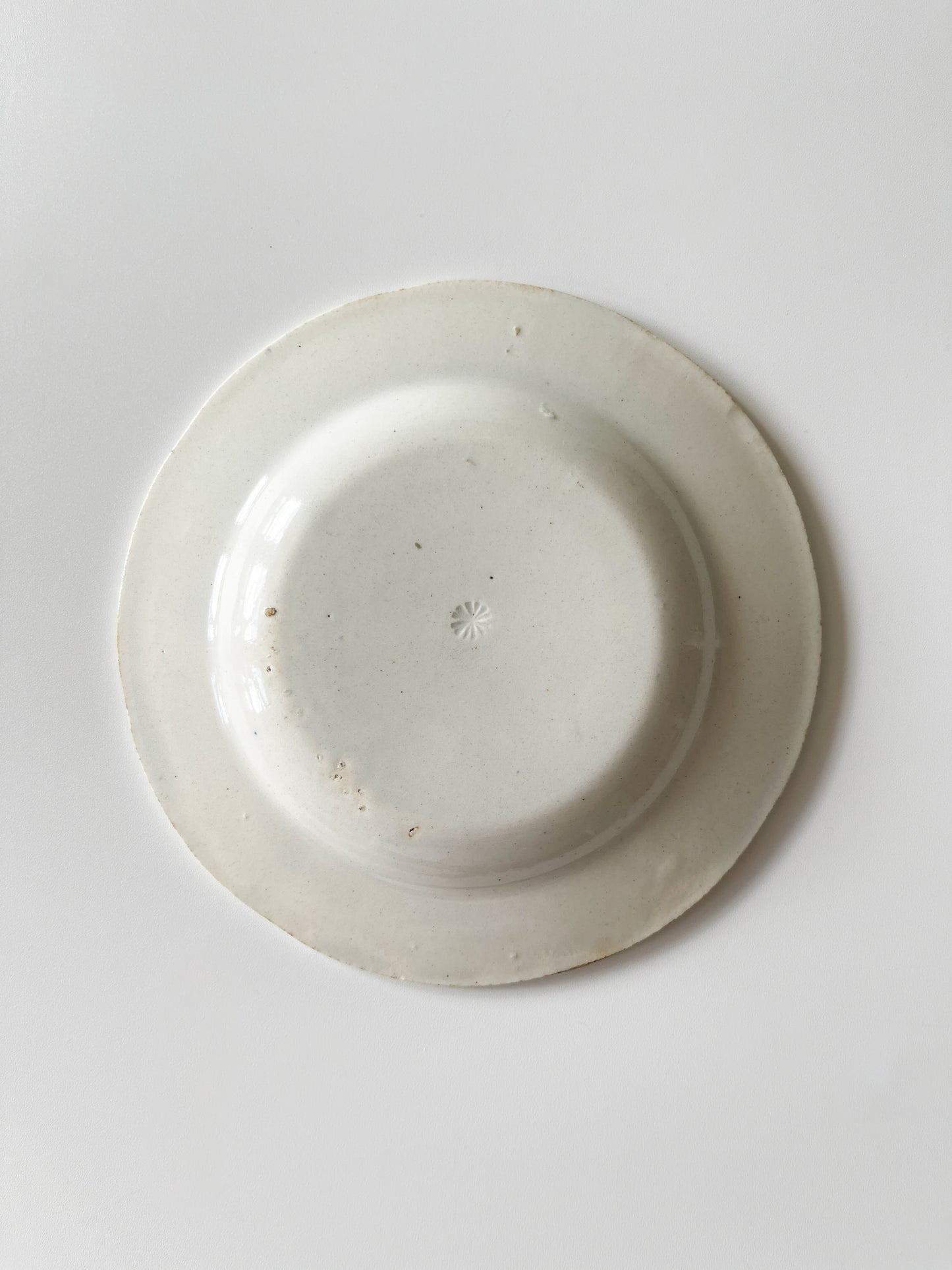 Antique Miniature Blue Willow Transferware Plate