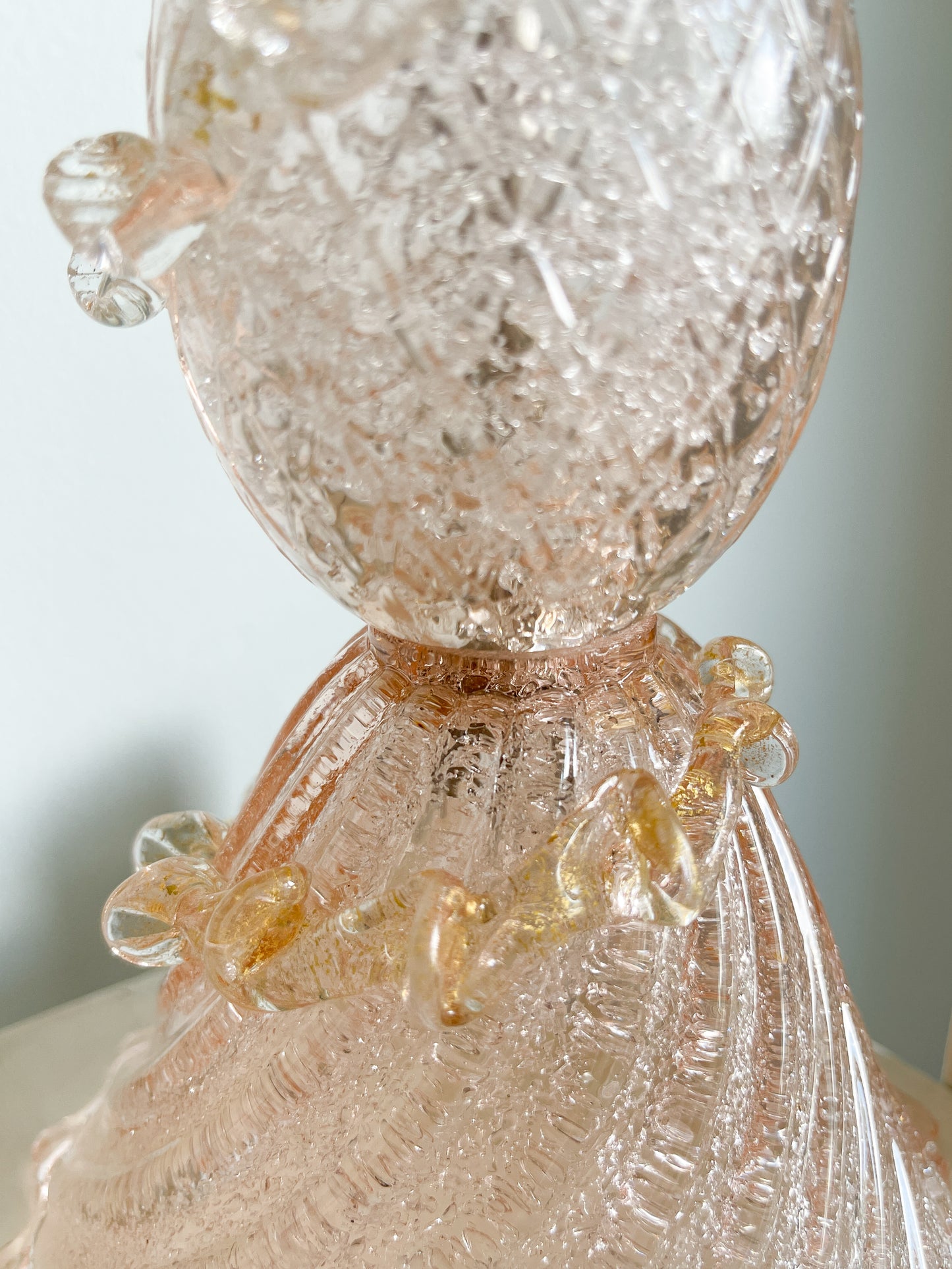 Vintage Barovier & Toso Hand Blown Murano Glass Lamp Base