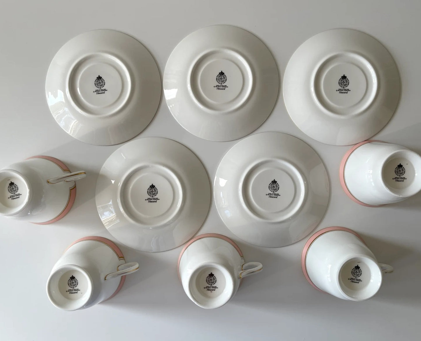 Vintage Royal Worcester Howard Rose Tea Service