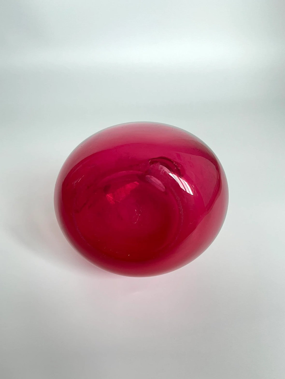 Antique Victorian Bristol Cranberry Glass Jug