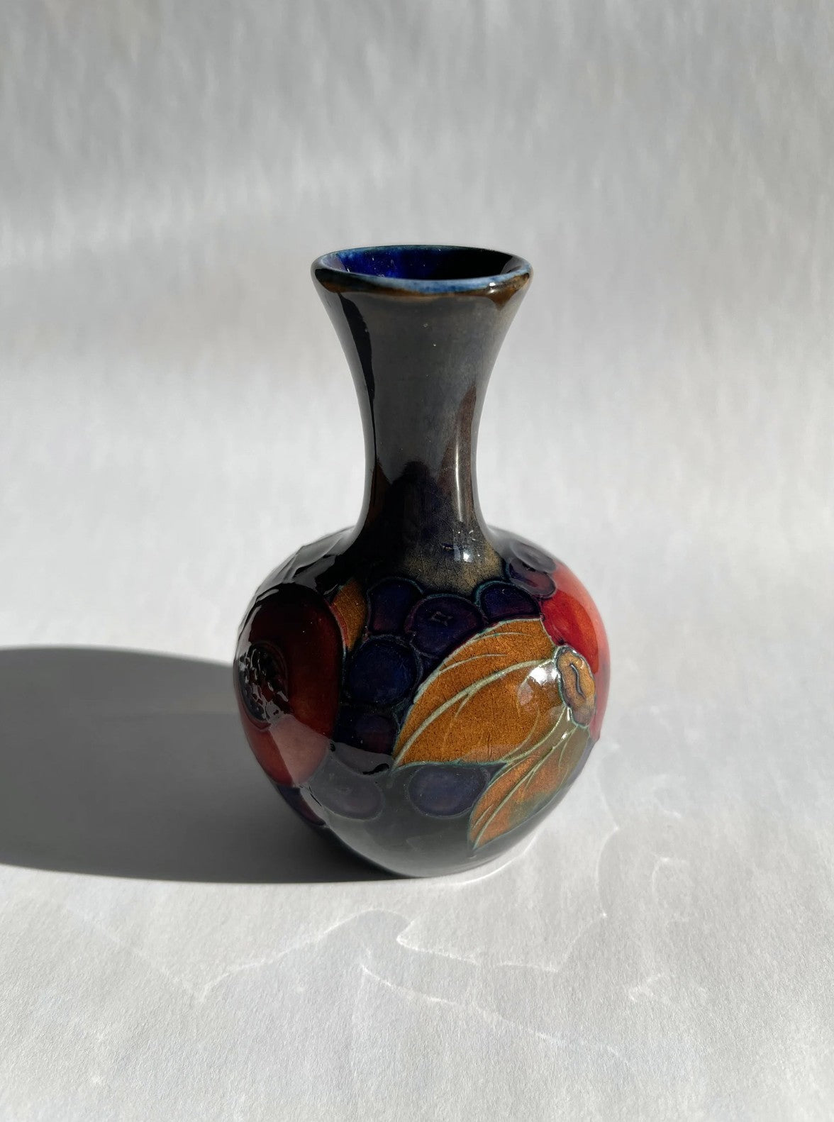 Antique Moorcroft Pomegranate 3.5" Vase