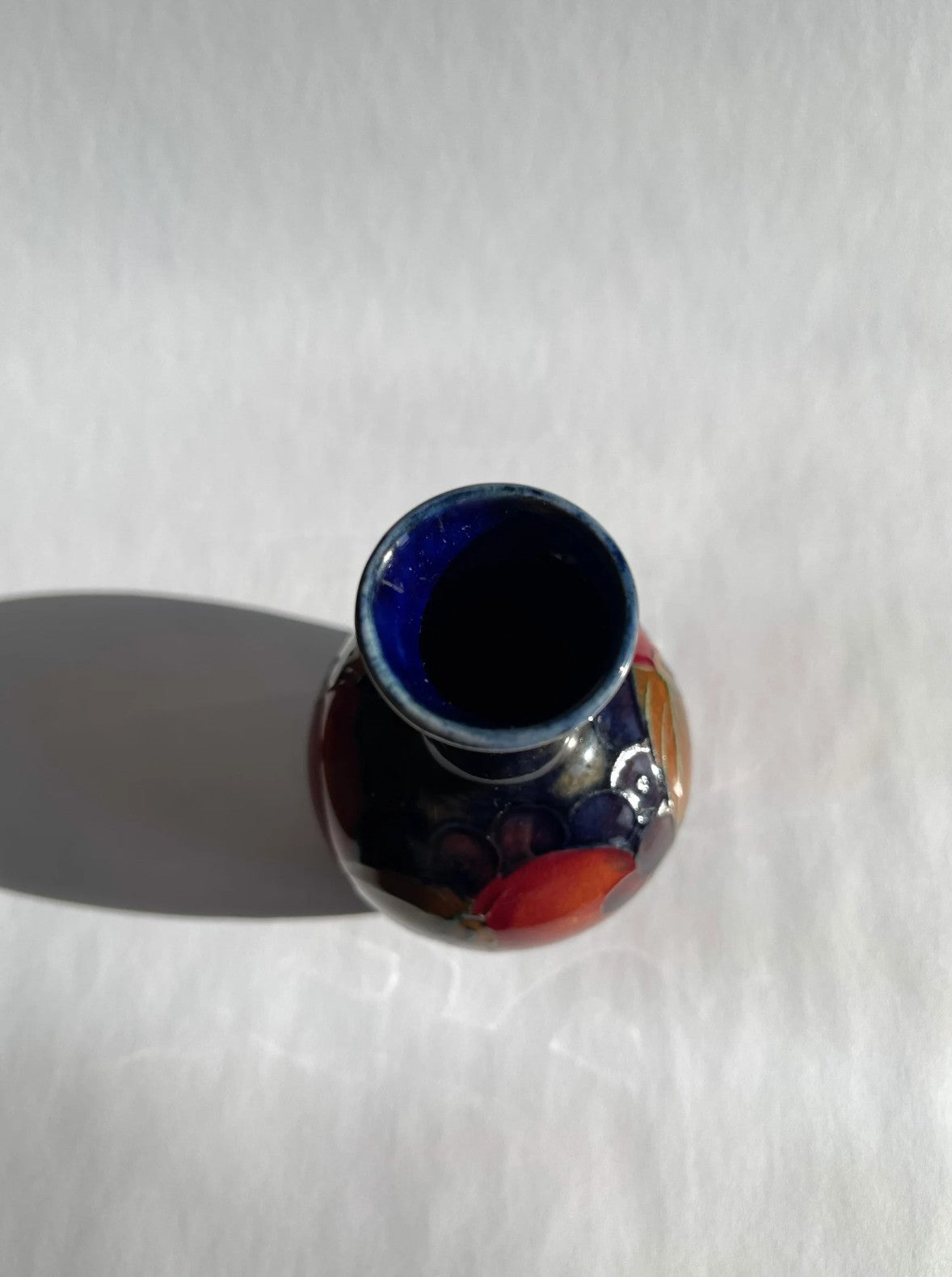 Antique Moorcroft Pomegranate 3.5" Vase