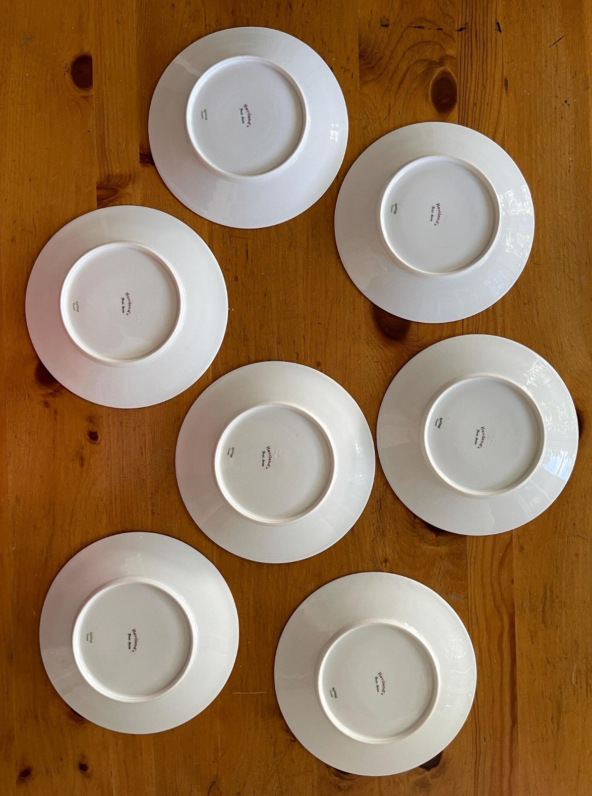 Haviland France Botanical Dessert Plates