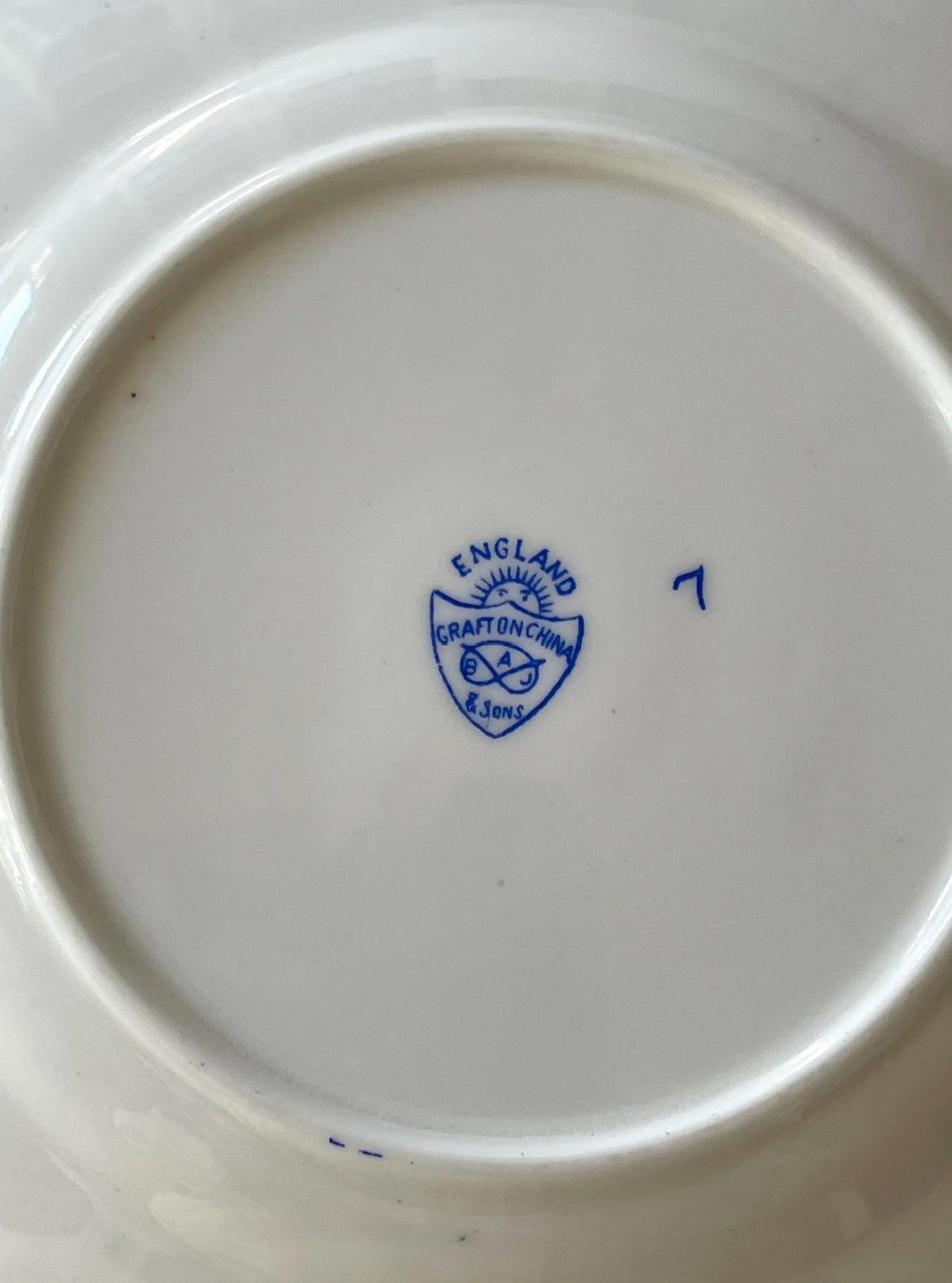 Antique Blue Willow Bread & Butter Plates
