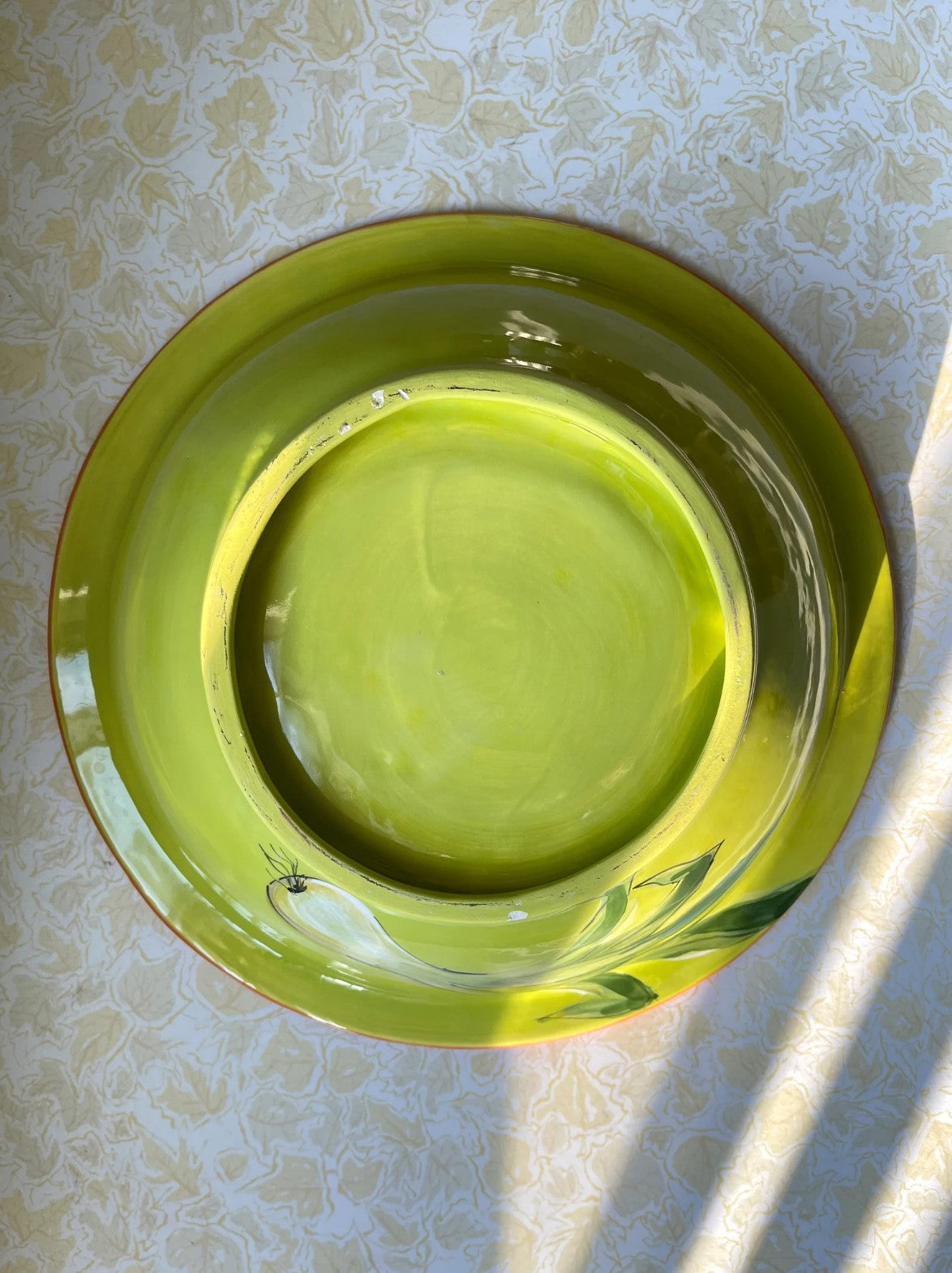 Eva Gordon Checkered Pottery Bowl
