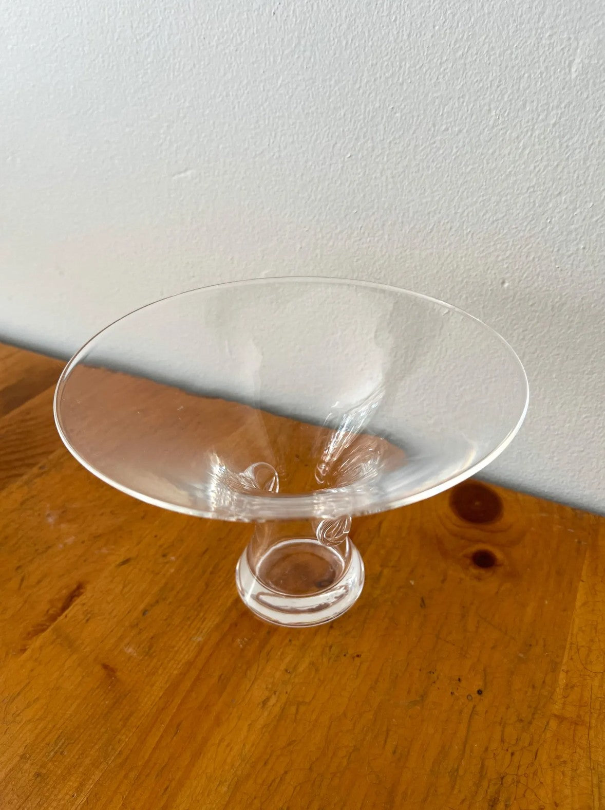Vintage Crystal 'Bouquet Vase' by George Thompson for Steuben, 5"