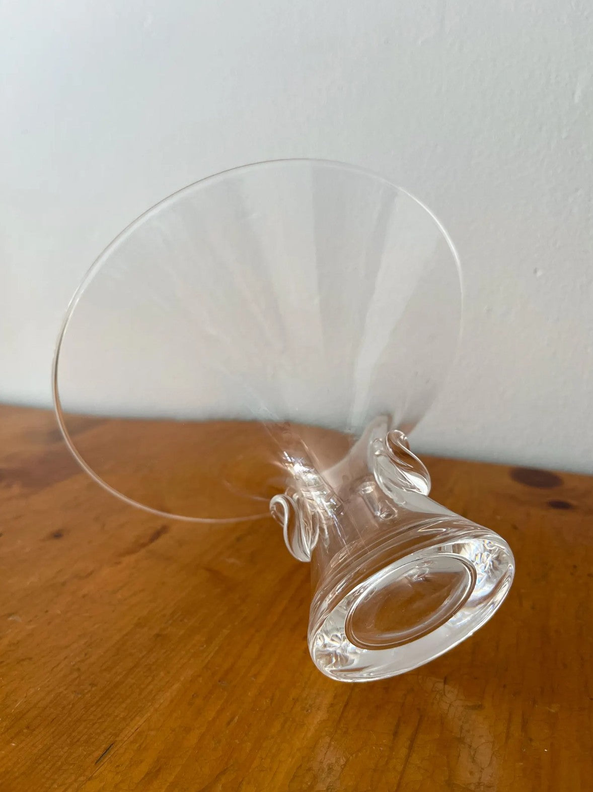 Vintage Crystal 'Bouquet Vase' by George Thompson for Steuben, 5"