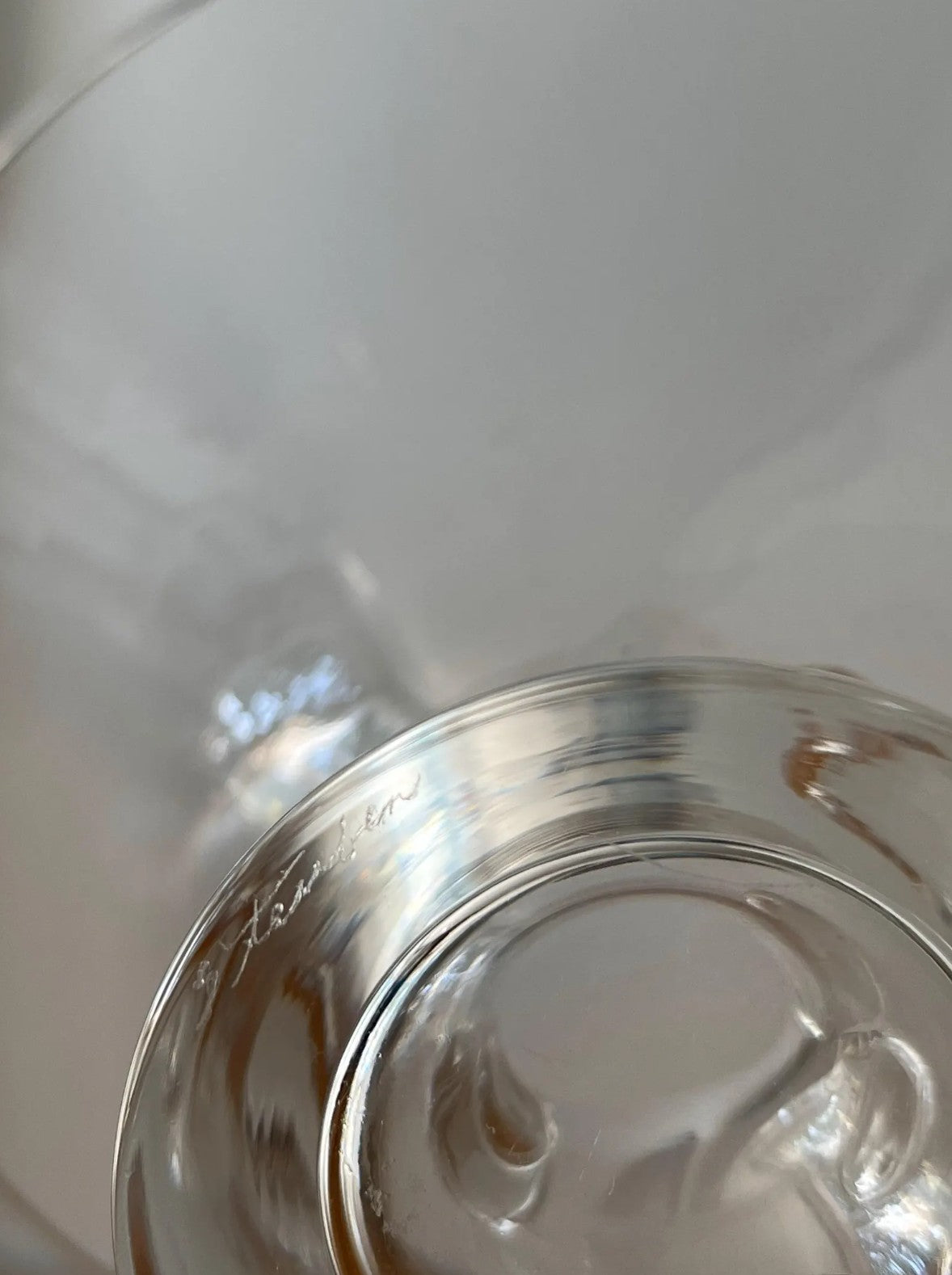 Vintage Crystal 'Bouquet Vase' by George Thompson for Steuben, 5"