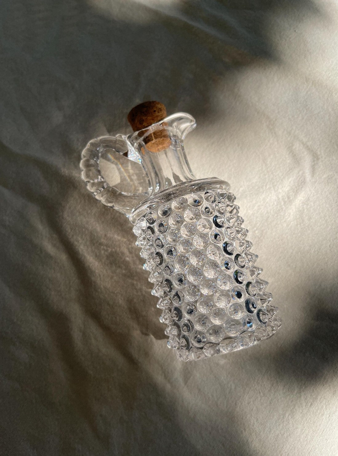 Antique EAPG Hobnail Cruet Bottle