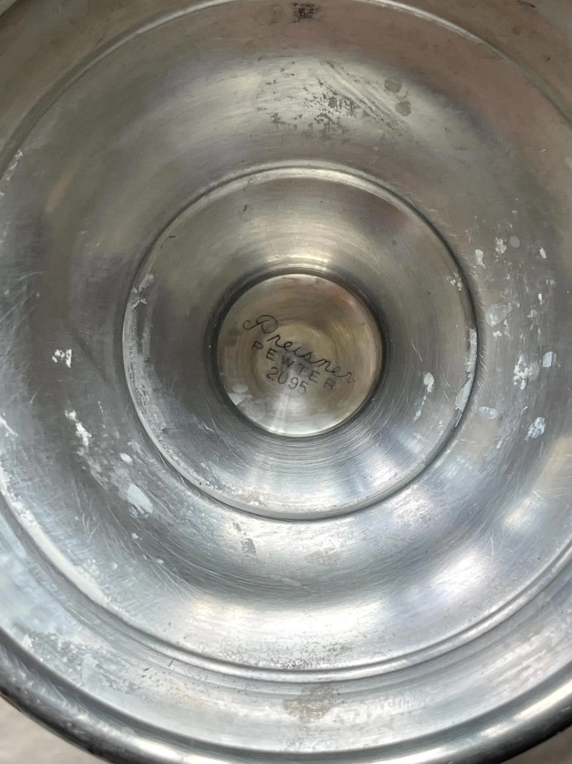 Vintage Pewter Candle Holders