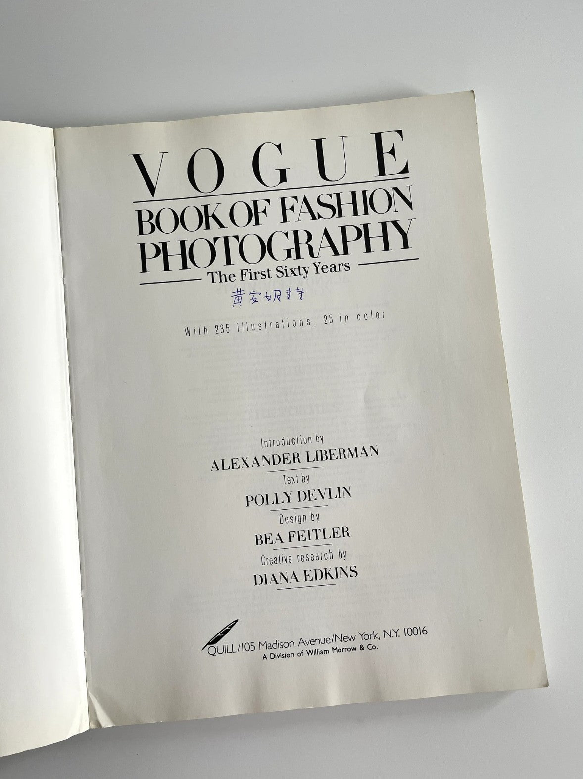 Vogue Book of Fashion Photography, Polly Devlin, 1979
