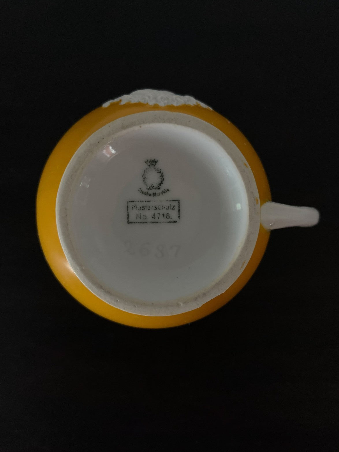 Antique Musterschutz Cameo Creamer