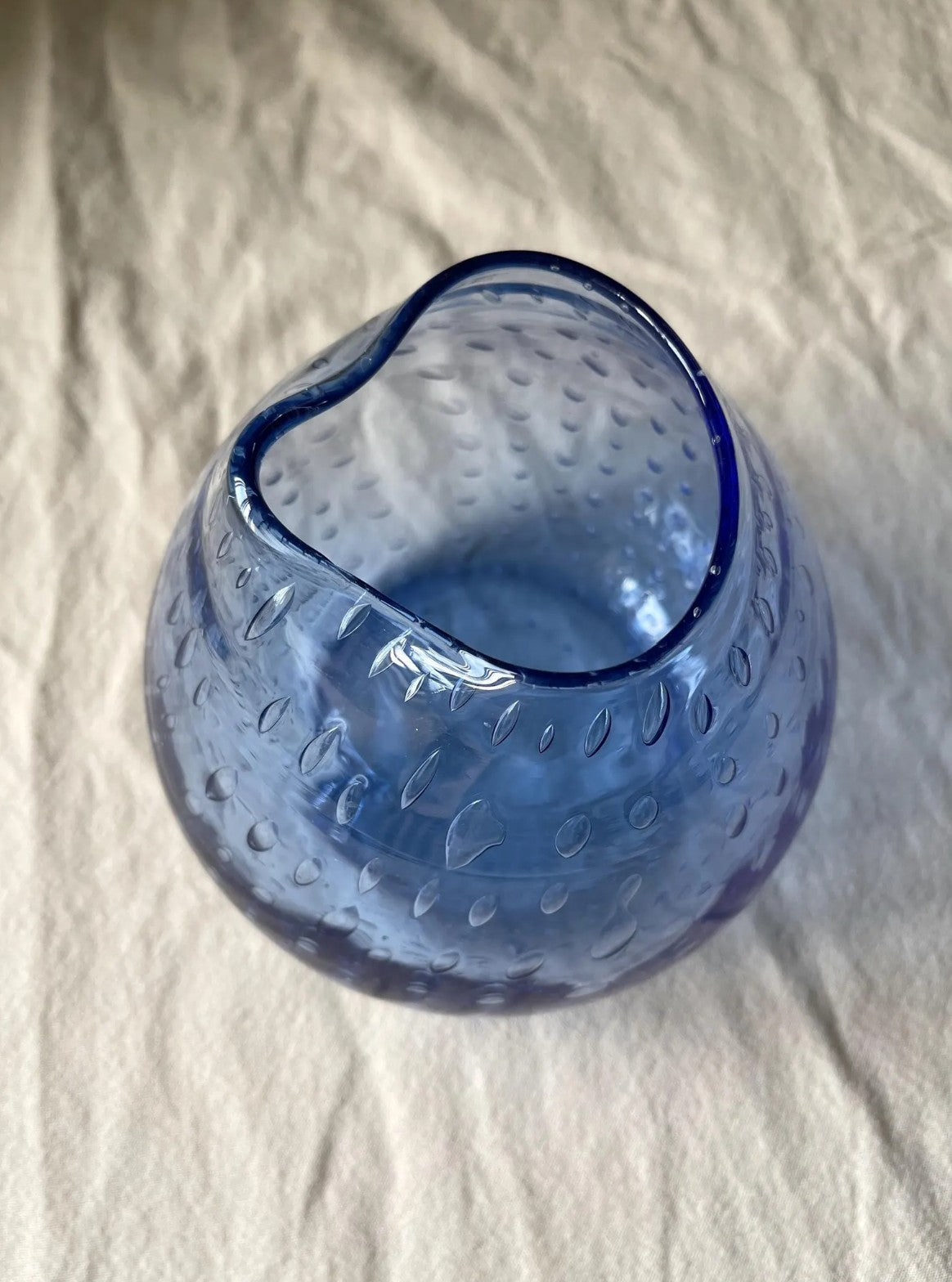 Vintage Bullicante Blown Glass Vase