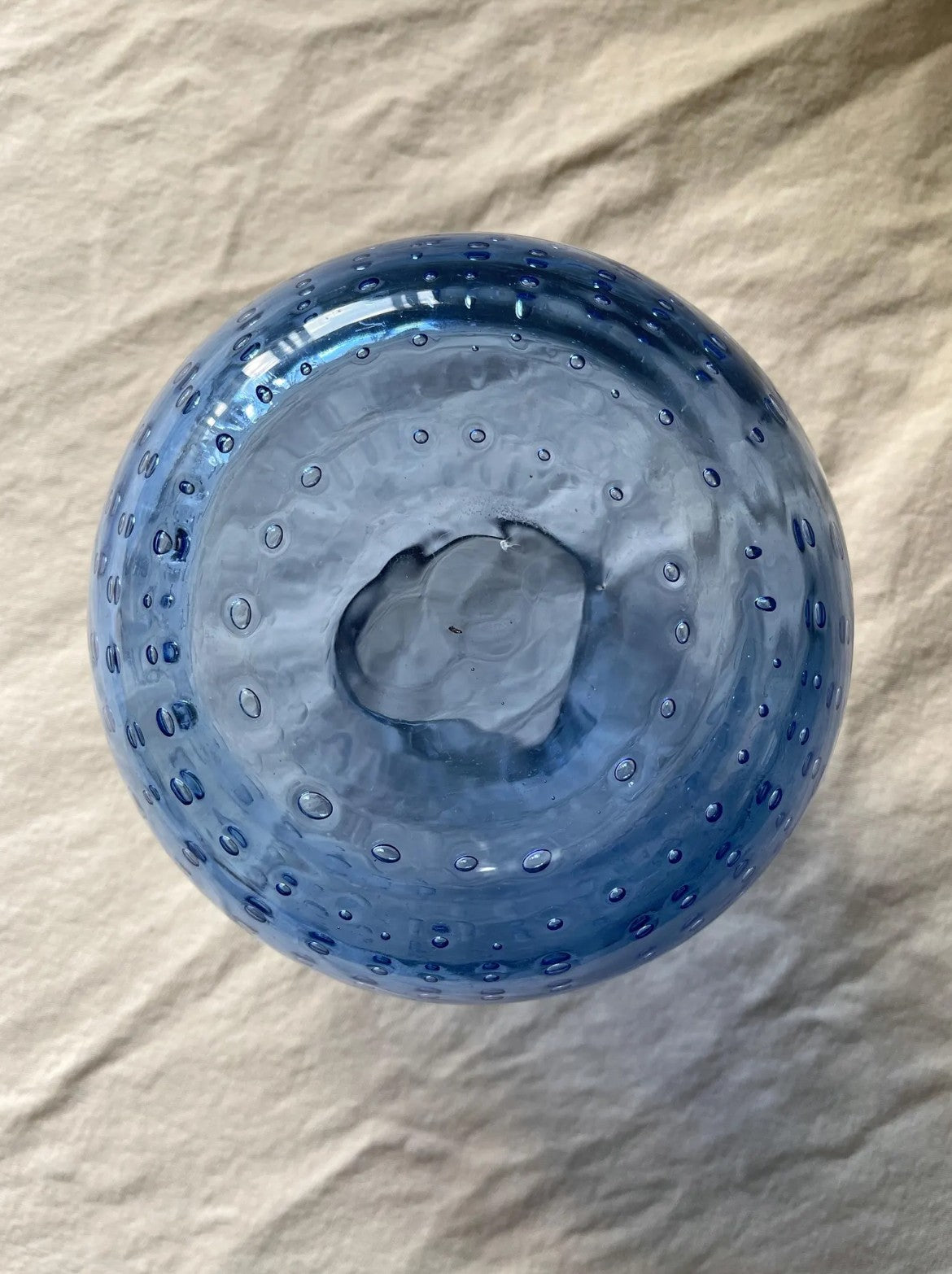 Vintage Bullicante Blown Glass Vase