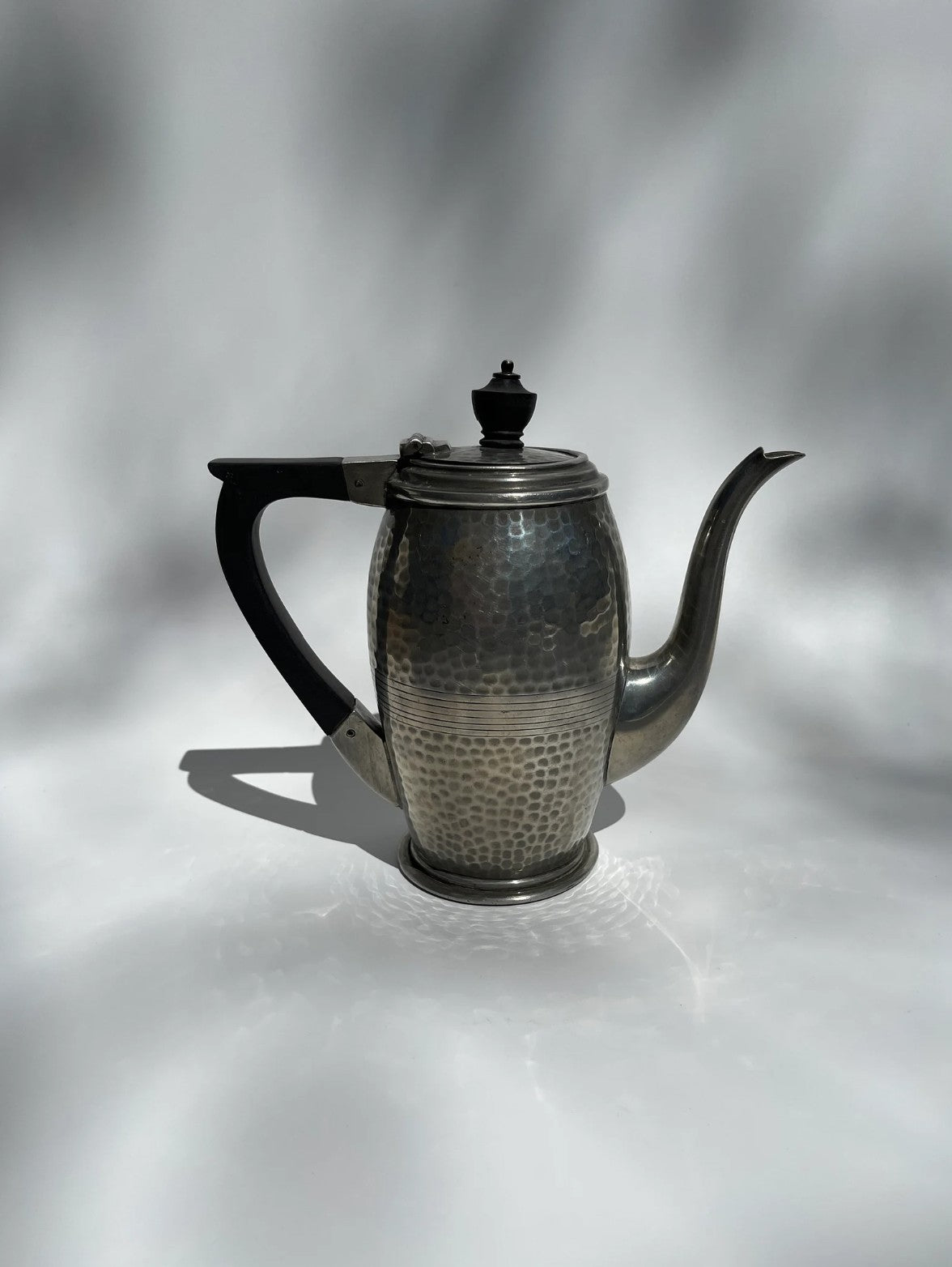 Hammered Pewter Tea / Coffee Set
