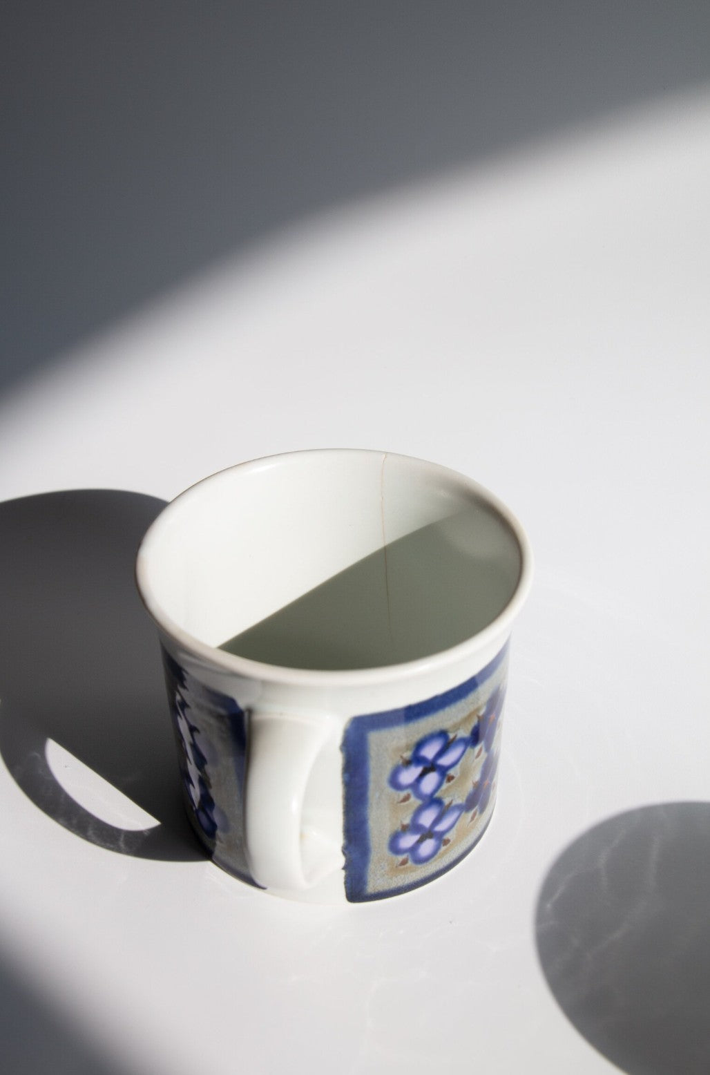 Vintage Stoneware Coffee Cups & Saucers