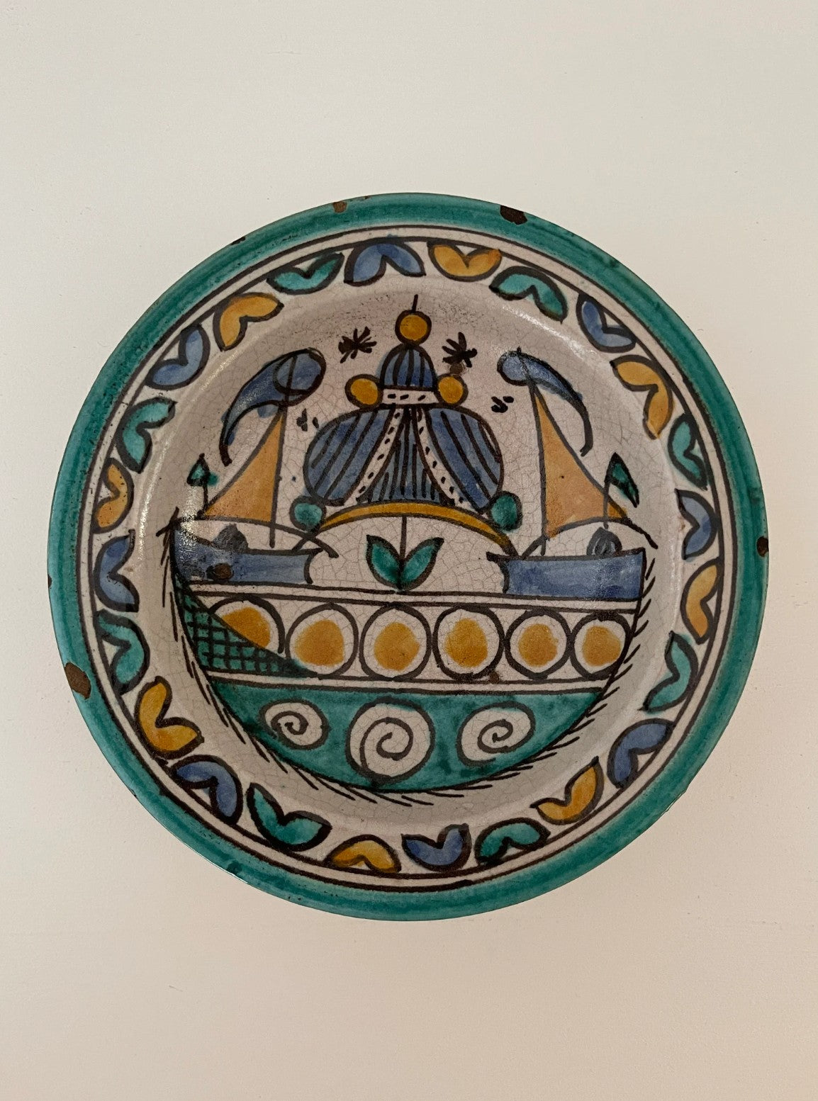 Antique Moroccan Small Pottery Bowls