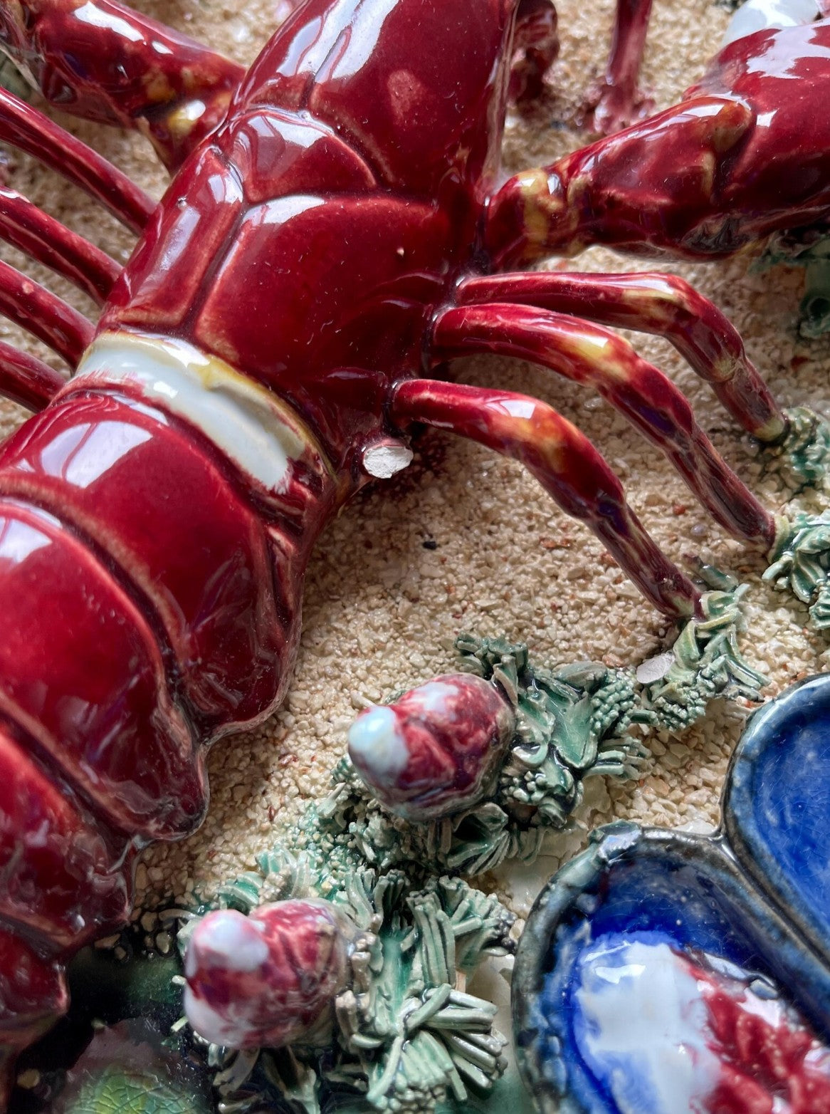 Jose Alvaro Majolica Lobster Plate