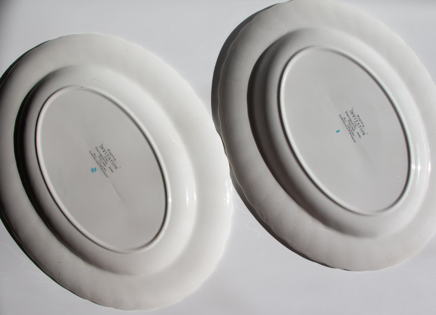 Vintage Staffordshire Ware Oval Platters