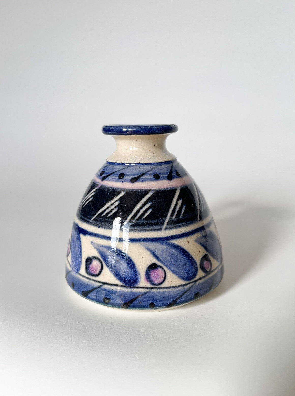 Handmade Hand Painted Studio Pottery Jug
