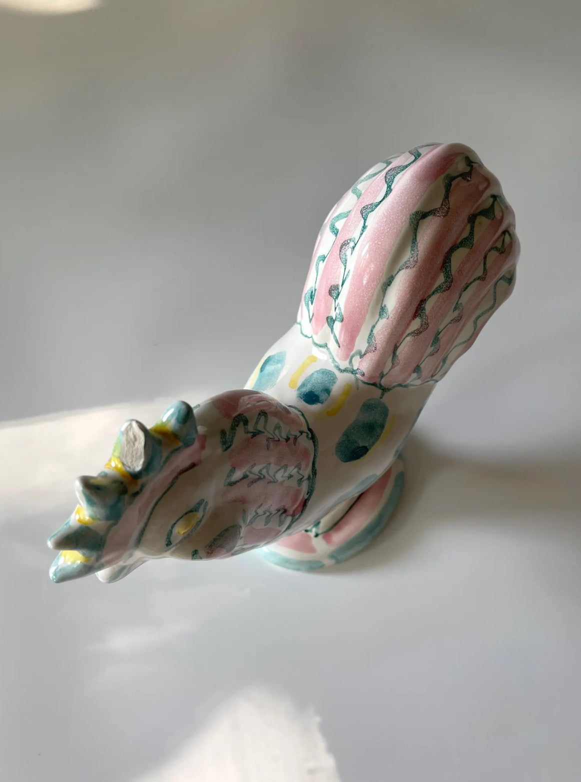 Vintage Hand Painted Ceramic Rooster