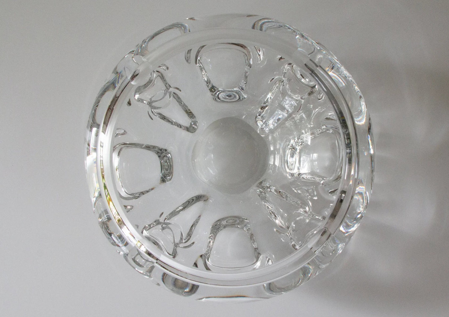 Midcentury Crystal Cigar Ashtray by Antonio or Guido Bon for Val Saint Lambert