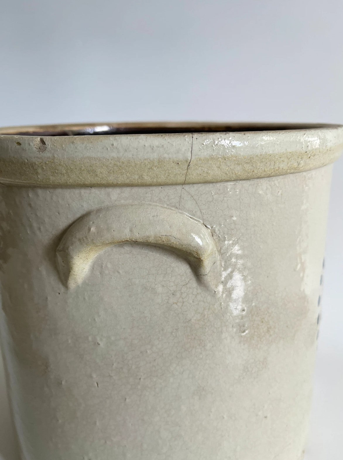 Antique 2 Gal Canadian Stoneware Crock
