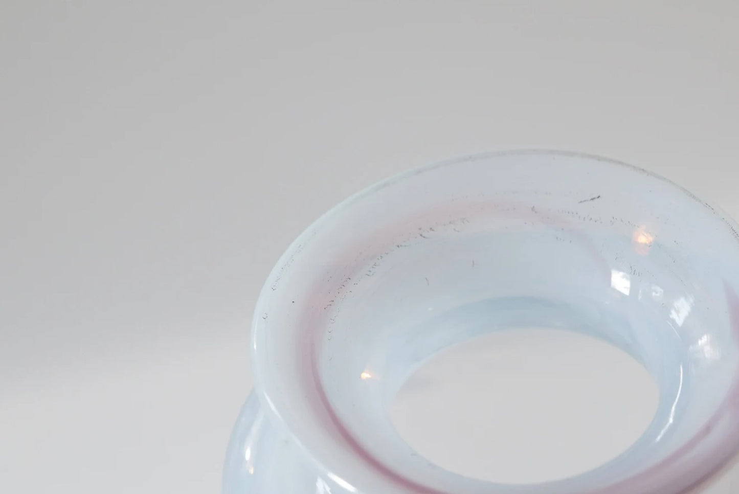 Vintage Iridescent Hand Blown Glass Vase