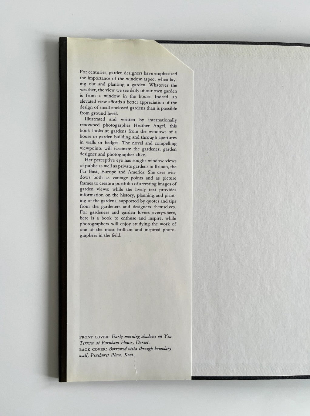 A View from a Window, Heather Angel, 1988