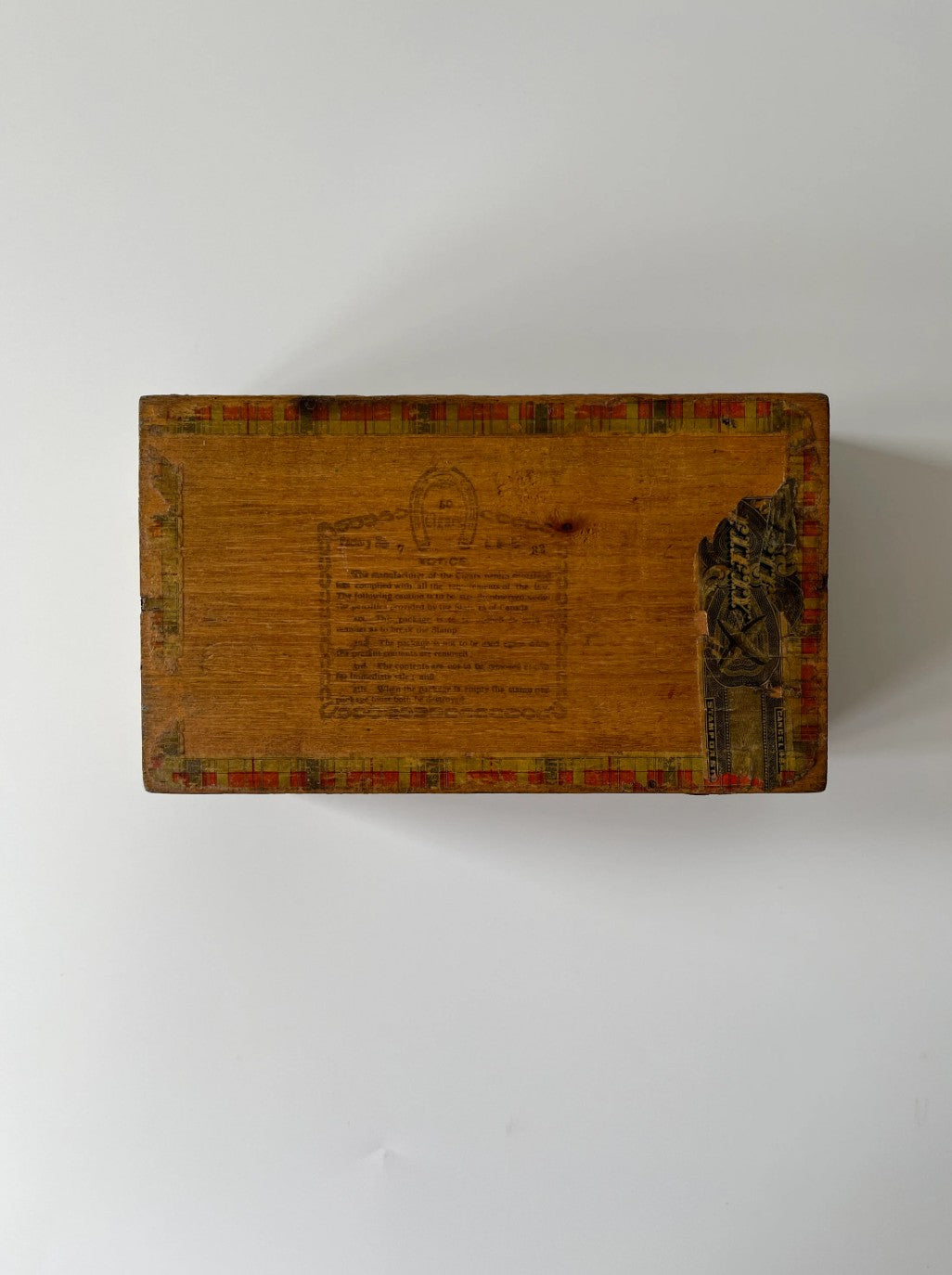 Antique Canadian Highland Lassie Cigar Box
