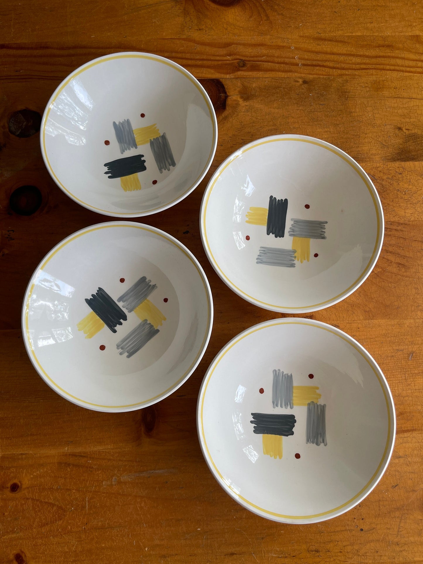 Vintage 1960s J&G Meakin Cereal Bowls
