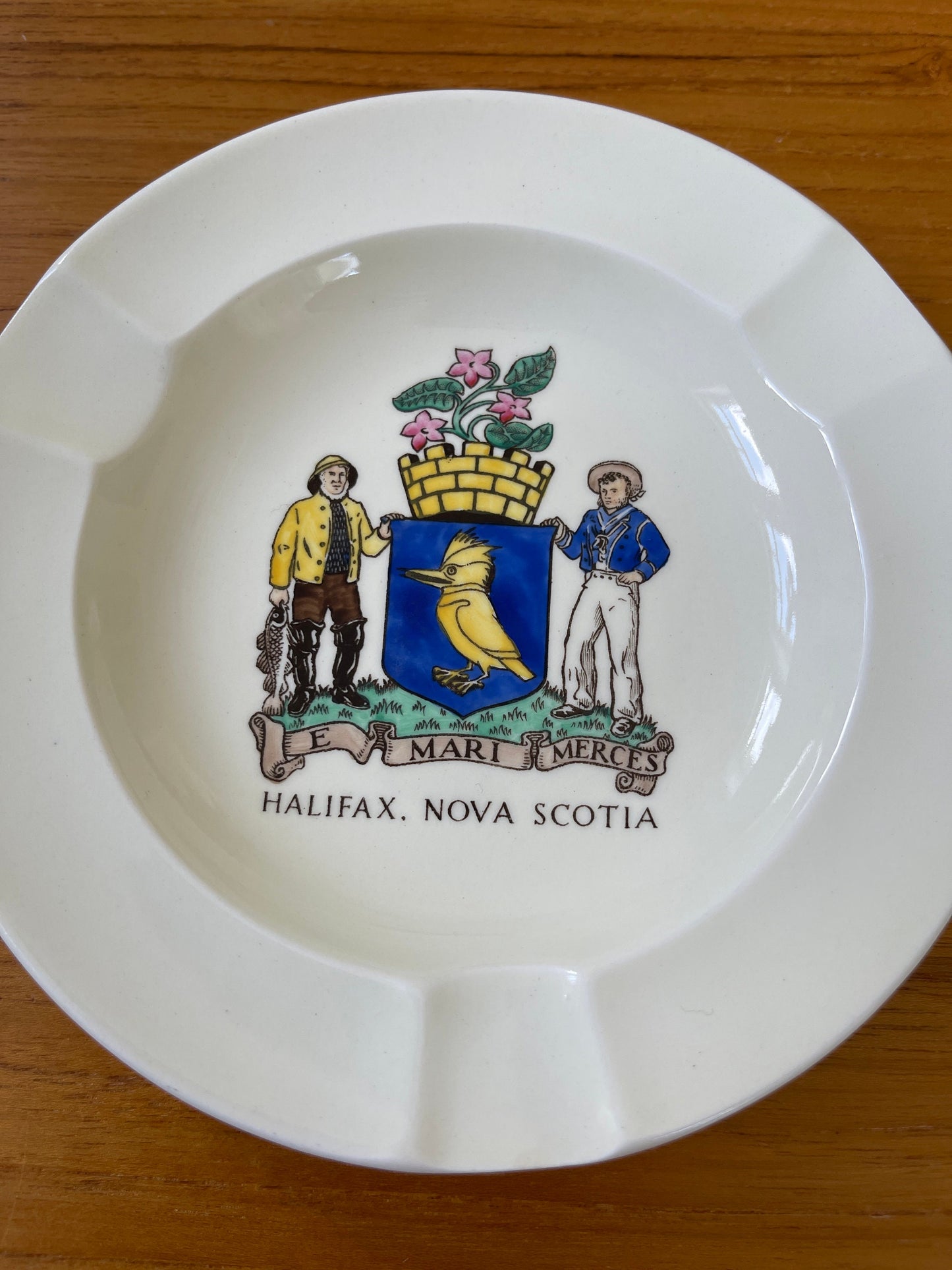 Vintage Wedgwood Halifax Nova Scotia Ashtray
